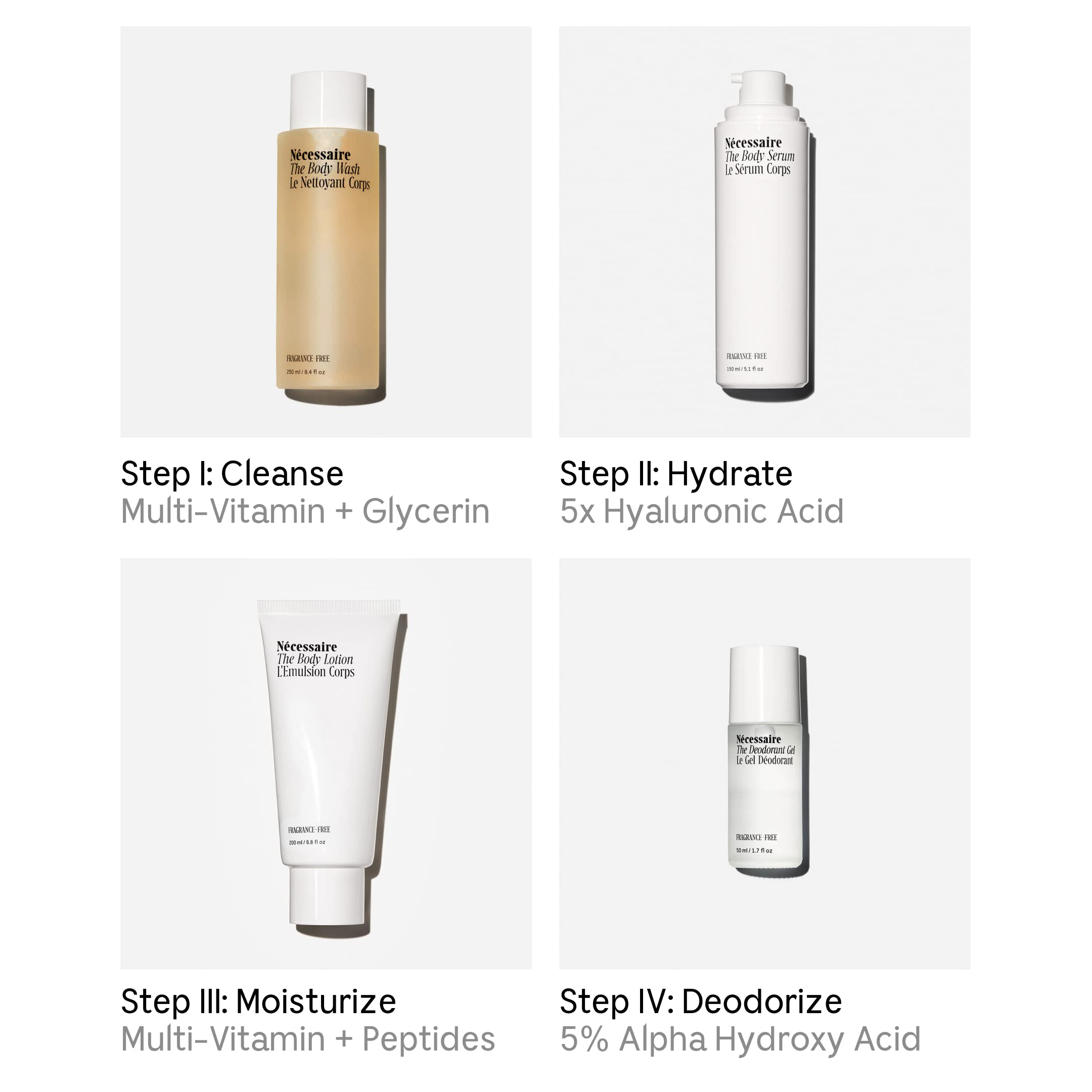 Nécessaire The Body Serum - Hydrating Serum With Hyaluronic Acid, Niacinamide + Ceramides. Dermatologist-Tested. Hypoallergenic. Approved By The National Eczema Association. 150 ml / 5.1 fl oz.: Nécessaire The Body Serum - Hydrating Serum With Hyaluronic Acid, Niacinamide + Ceramides. Dermatologist-Tested. Hypoallergenic. Approved By The National Eczema Association. 150 ml / 5.1 fl oz.
