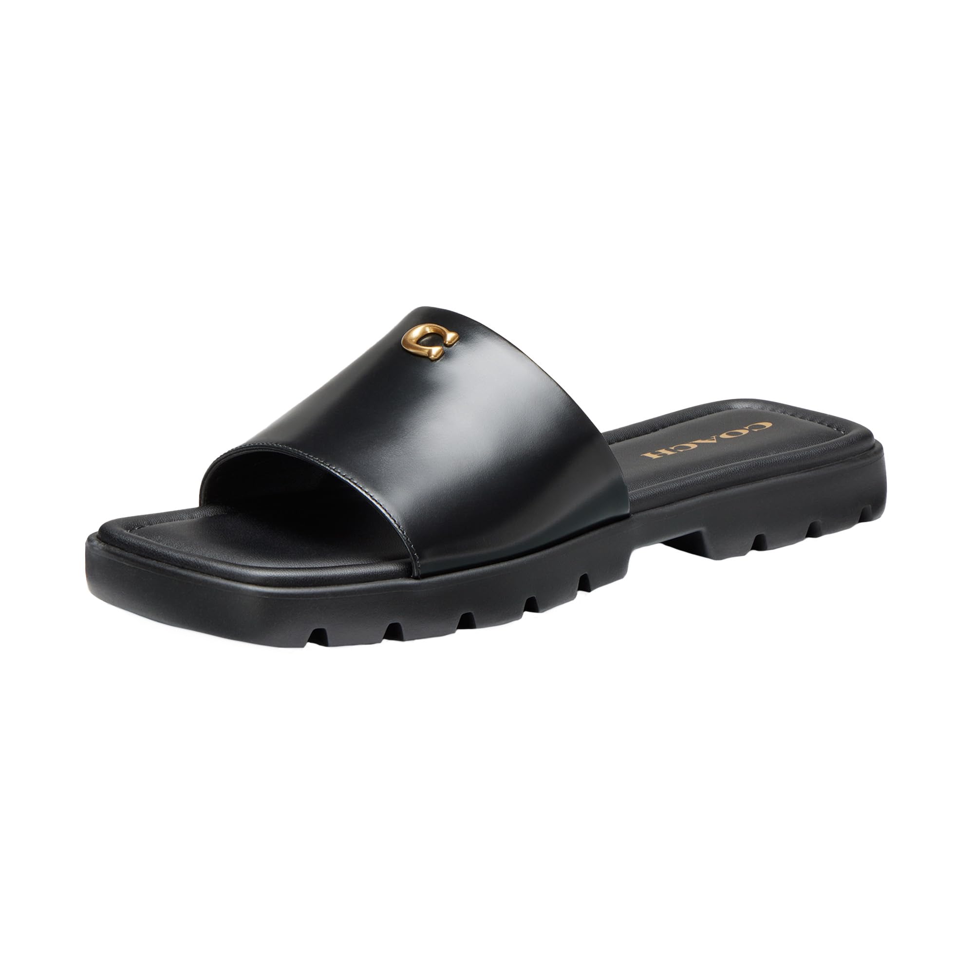 Coach Women's Florence Slide Sandal: Black 8