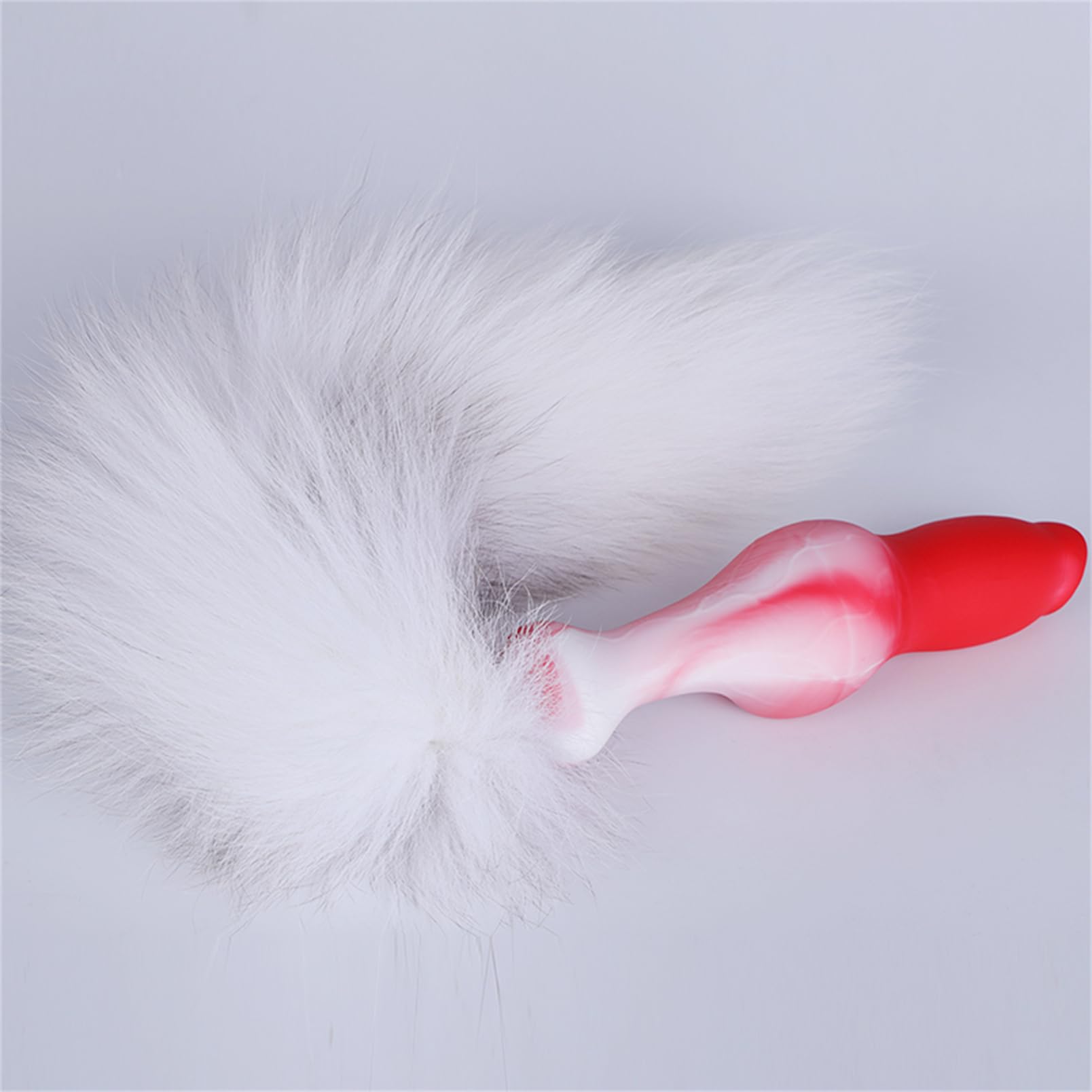 Youhitec Anal Sex Toy Silicone Dildo with Tail - Realistic Anal Dildo Butt Plug with Big Knot, Soft G Spot Dildo Huge Prostate Dildo Anal Dilator for Women/Men - 7.28in thumbnail 4
