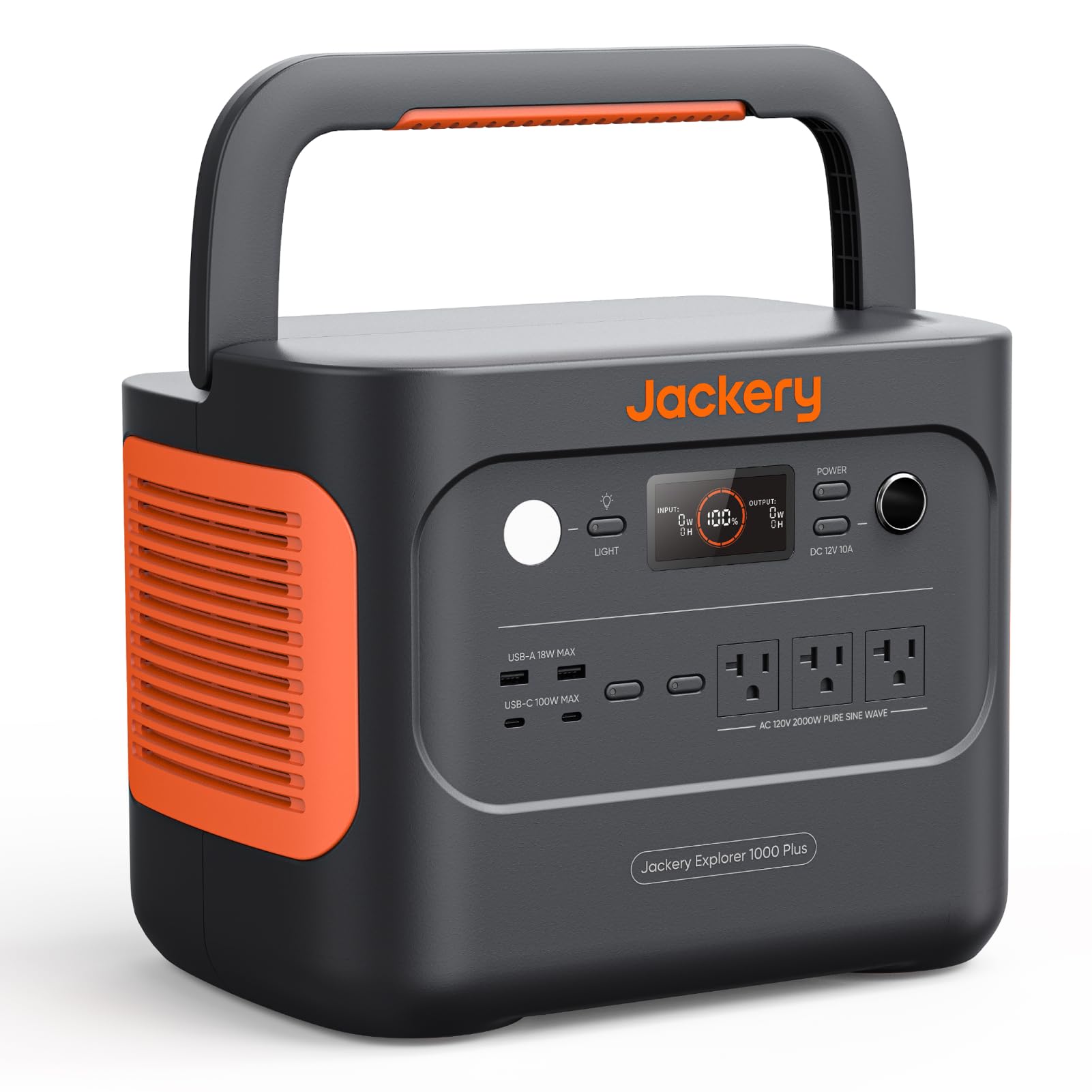 (Renewed) Jackery Explorer 1000 Plus Portable Power Station,1264Wh Solar Generator with 2000W Output, Expandable to 5kWh for Camping, Road Trips and Home Backup (Solar Panel Optional)