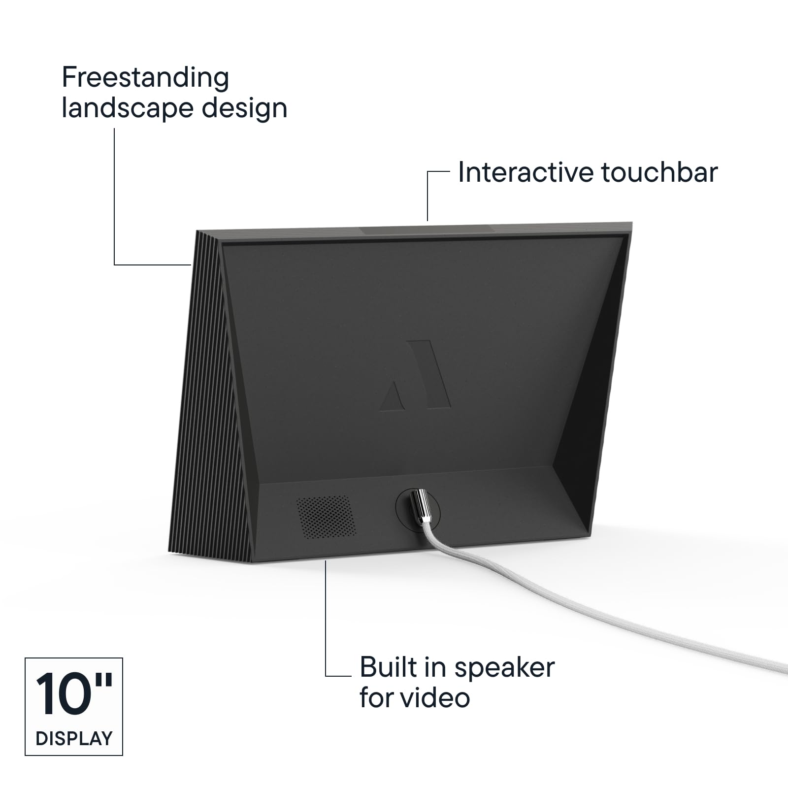 Aura Digital Picture Frame - 10.1" HD Mat Display | Wirecutter's Best Digital Frame for Gifting - Send Photos Directly from Your Phone from Anywhere | Quick & Easy Setup Over WiFi - Free App | Black: 10" - Black