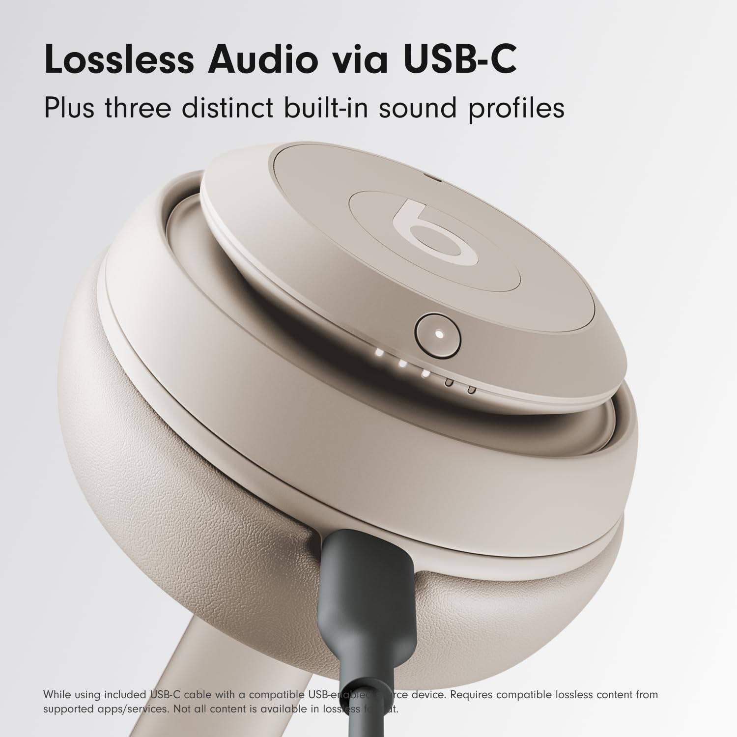 Beats Studio Pro x Kim Kardashian - Bluetooth Noise Cancelling Headphones with AppleCare+ (2 Years) - Moon