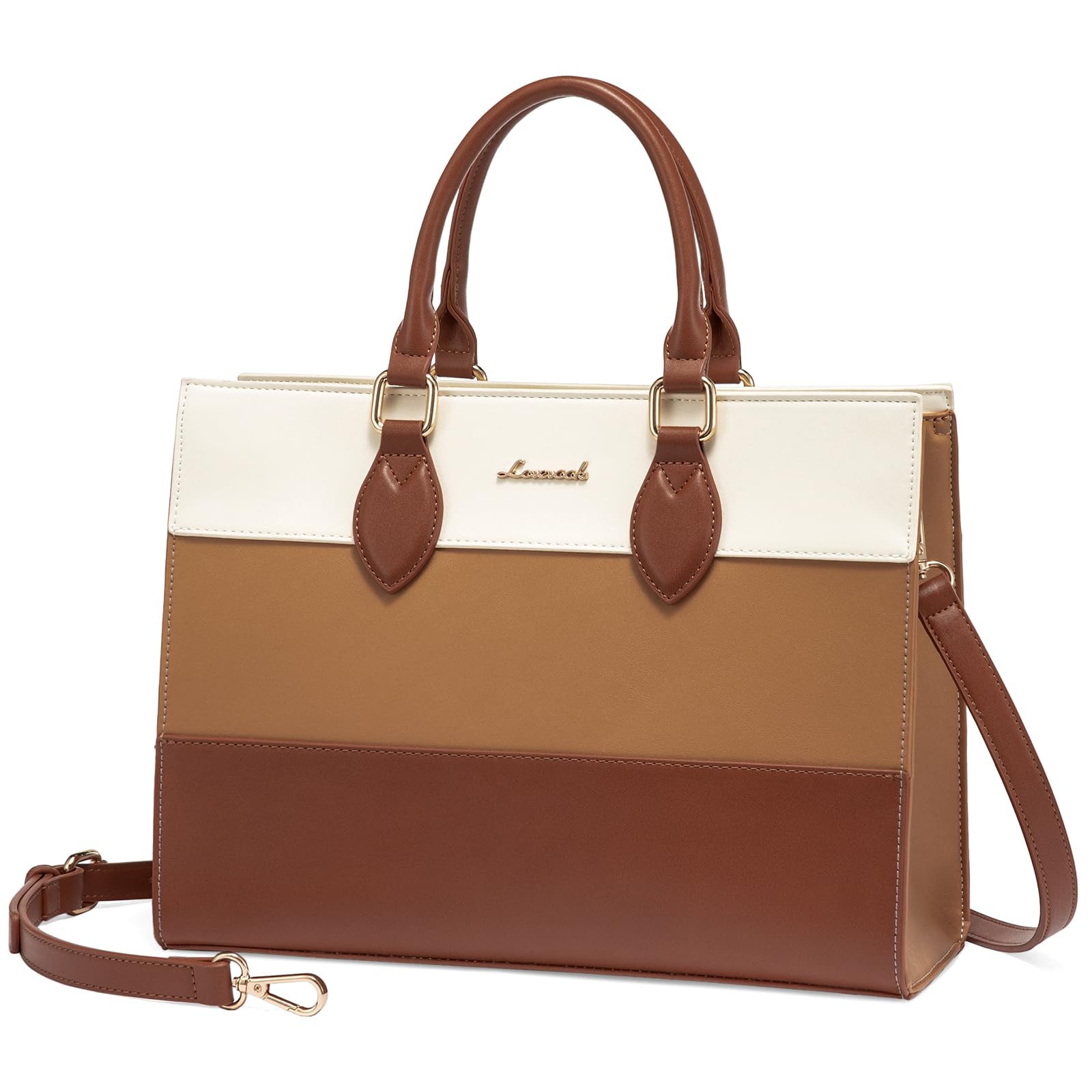 LOVEVOOK Purses for Women, Fashion Handbags for Women, Tote Bag PU Leather Shoulder Bag Top Handle Satchel for Lady thumbnail 1