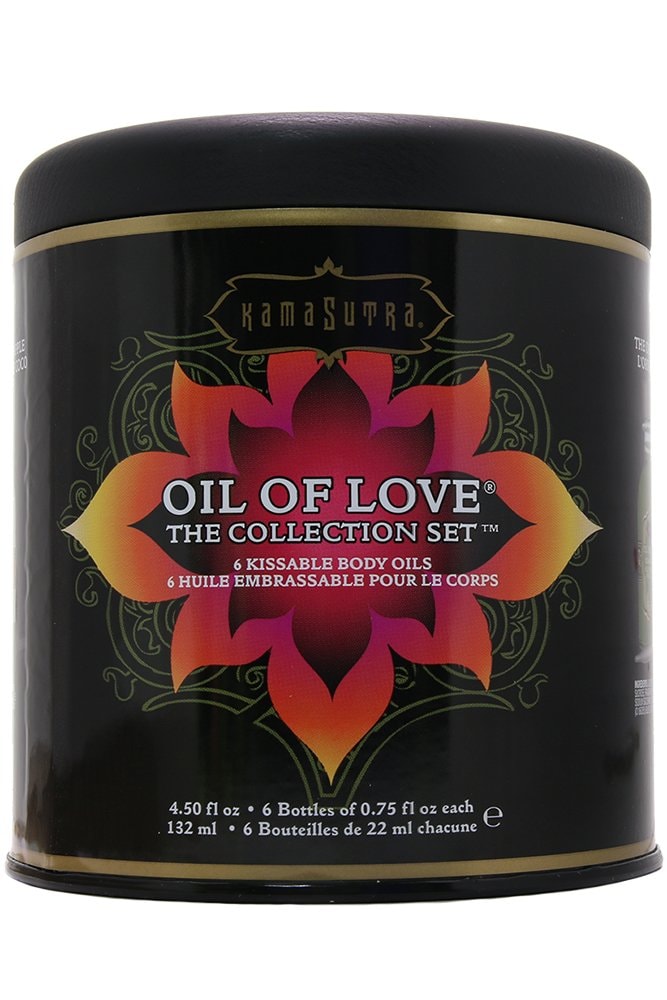 Kama Sutra Oil of Love - The Collection Set - Includes 6 Oil of Love .75 fl oz/22 ml