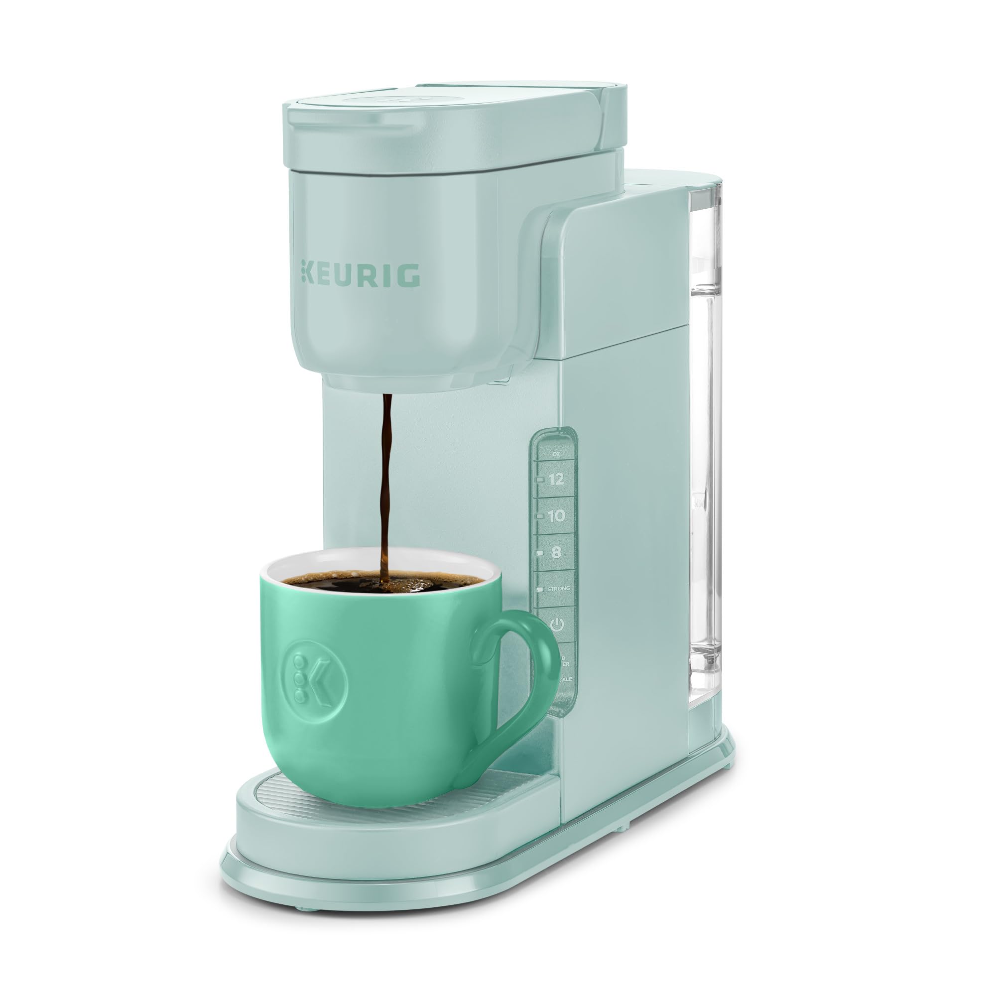 Keurig K-Express Single Serve K-Cup Pod Coffee Maker, 3 Brew Sizes, Strong Button Feature, 42oz Removable Reservoir,: Mint