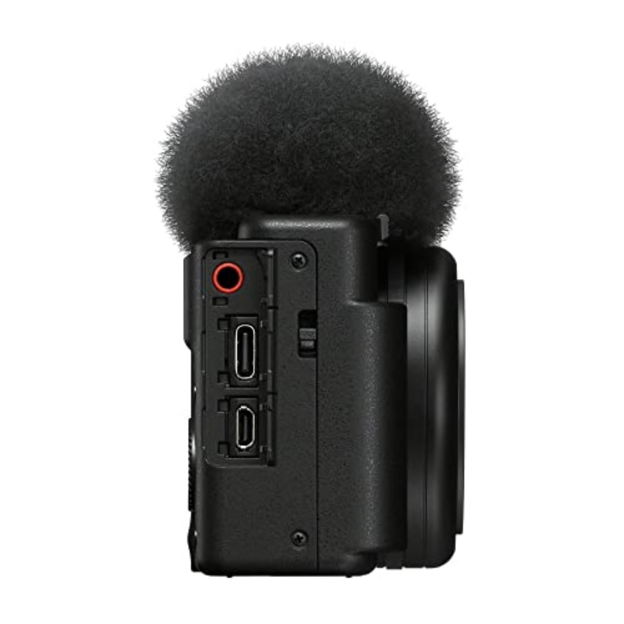 Sony ZV-1F Vlog Camera for Content Creators and Vloggers White: Black Camera Only