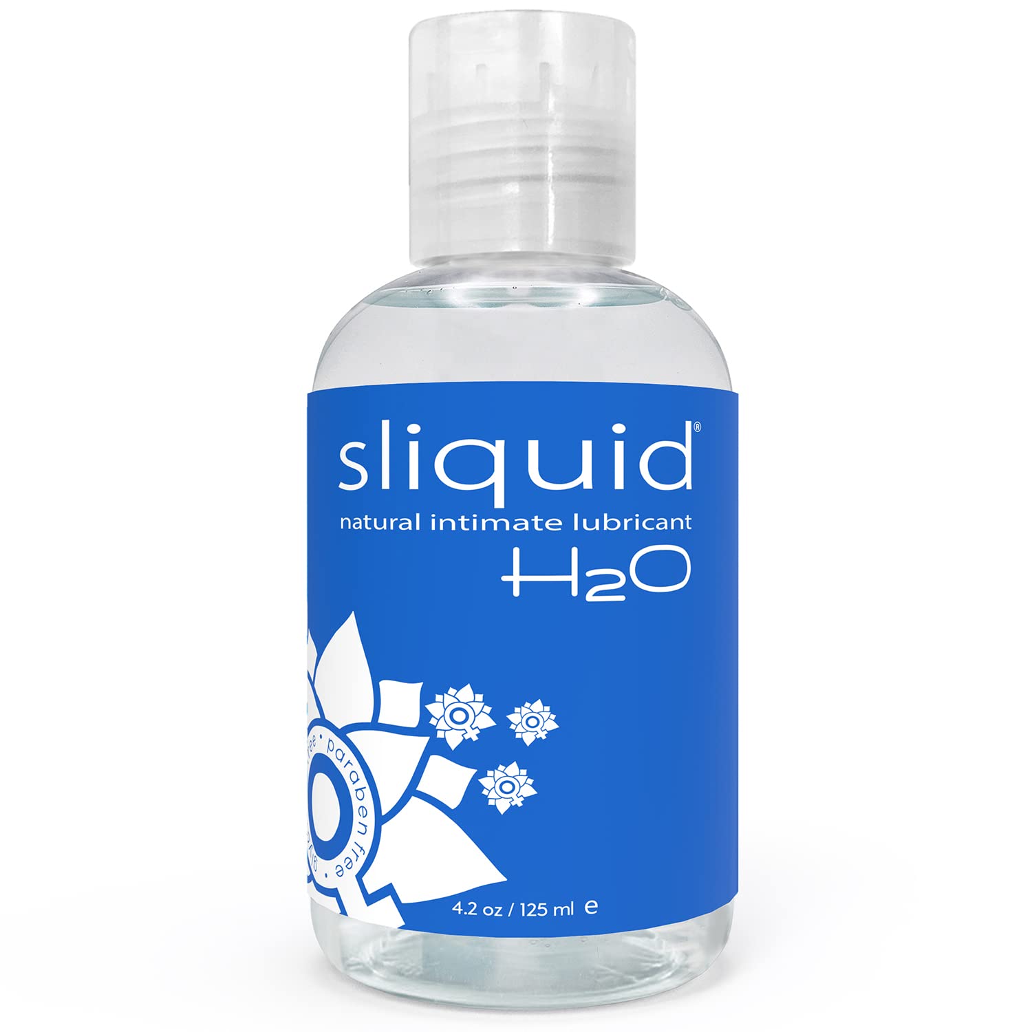 Sliquid H2O Water Based Lube, No Fragrance or Taste, Natural Lube Women, Stain Free, 8.5 Fl Oz: 4.2 Fl Oz (Pack of 1)