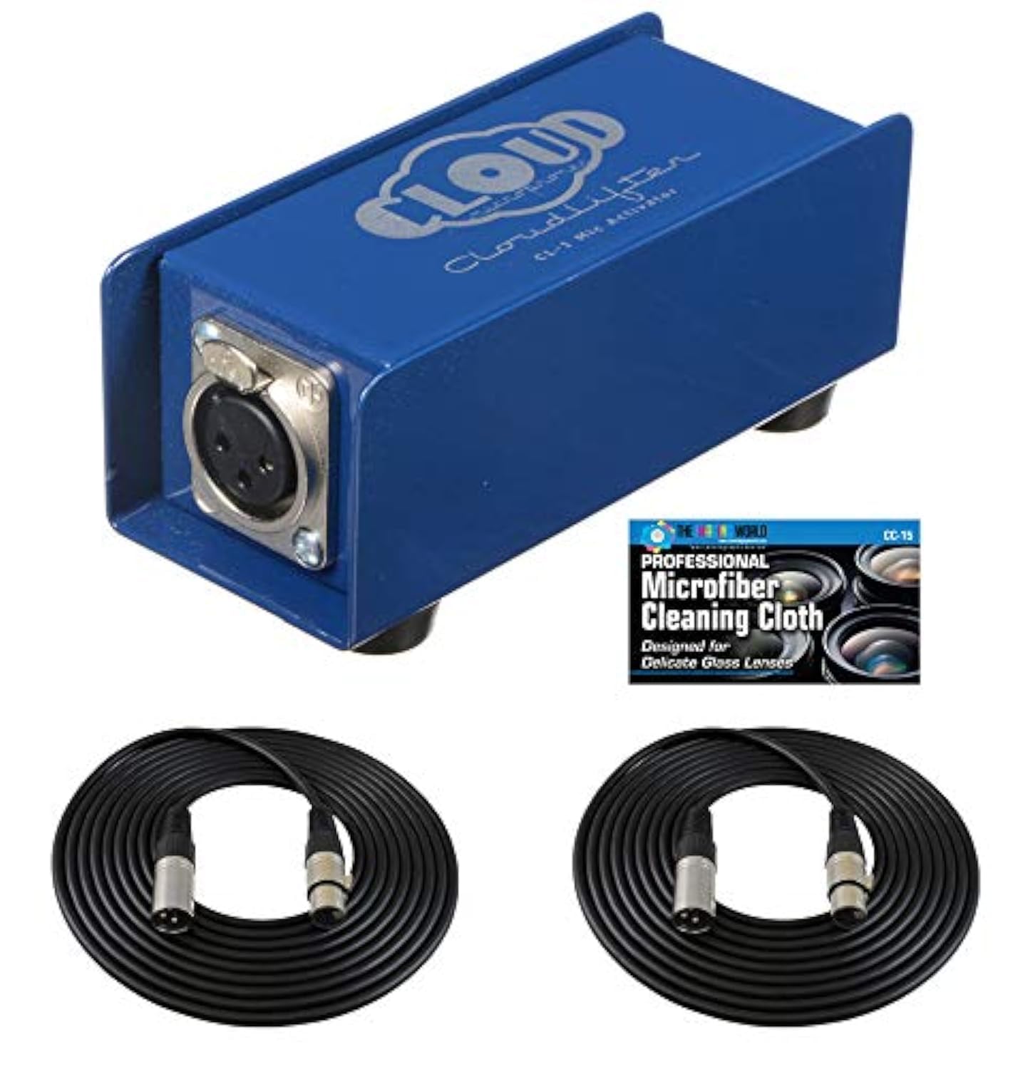 Cloud Microphones Cloudlifter  Mic Activator + Extra Two (2) XLR Cables Bundle