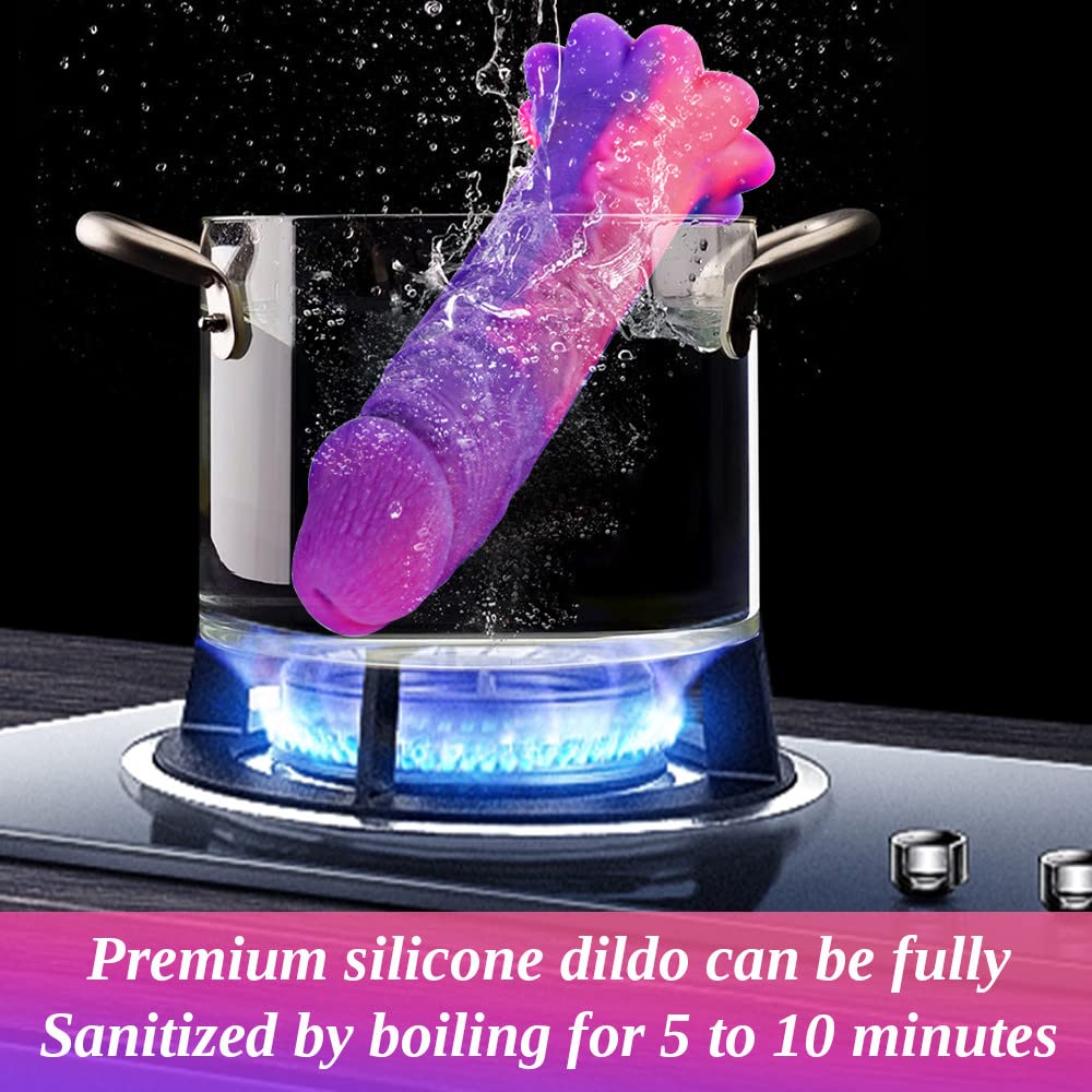 3 Piece Silicone Suction Cup Realistic Dildo Set (Small Medium Large): Anal Plug Training Kit with Big Size, G-Spot Stimulation, Suction Cup Toy for Women, Body Safe Silicone