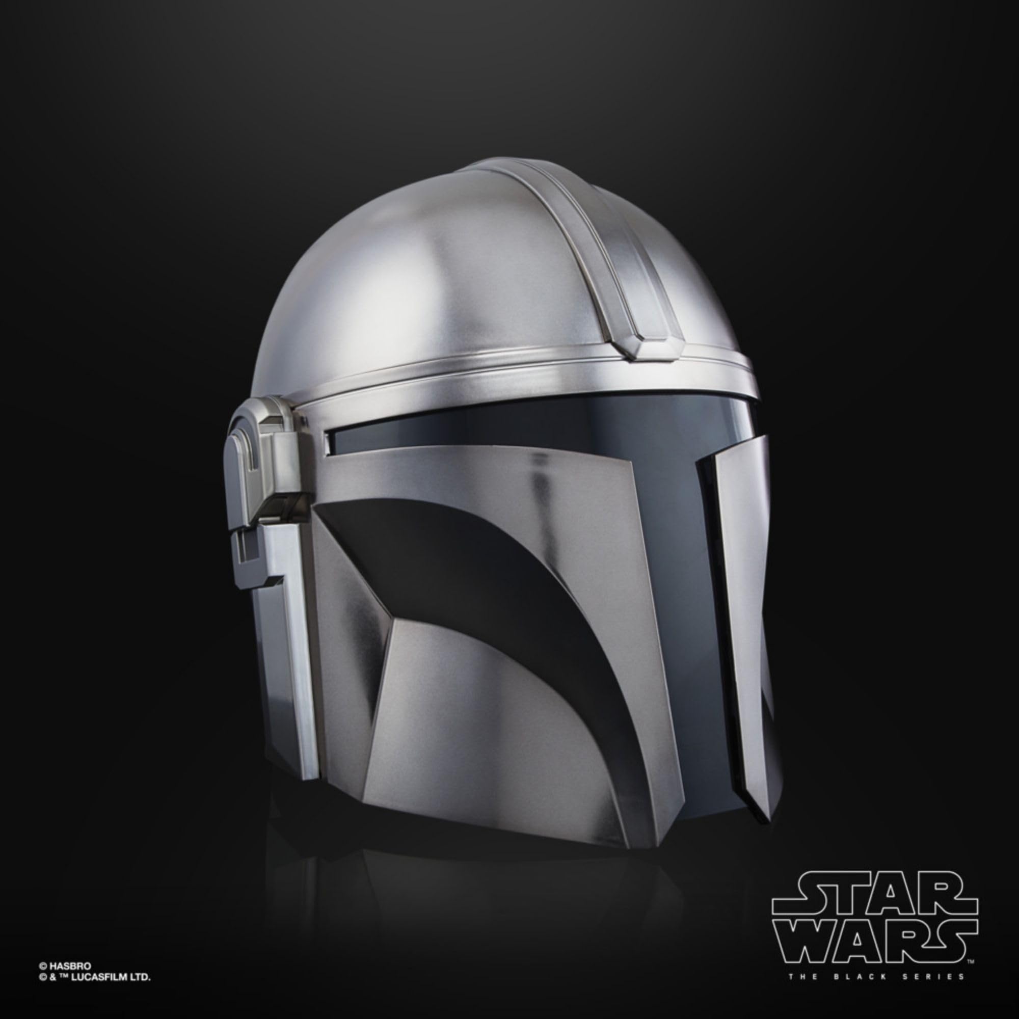 STAR WARS The Black Series The Mandalorian Premium Electronic Helmet Roleplay Collectible: Mandalorian Elec Helmet