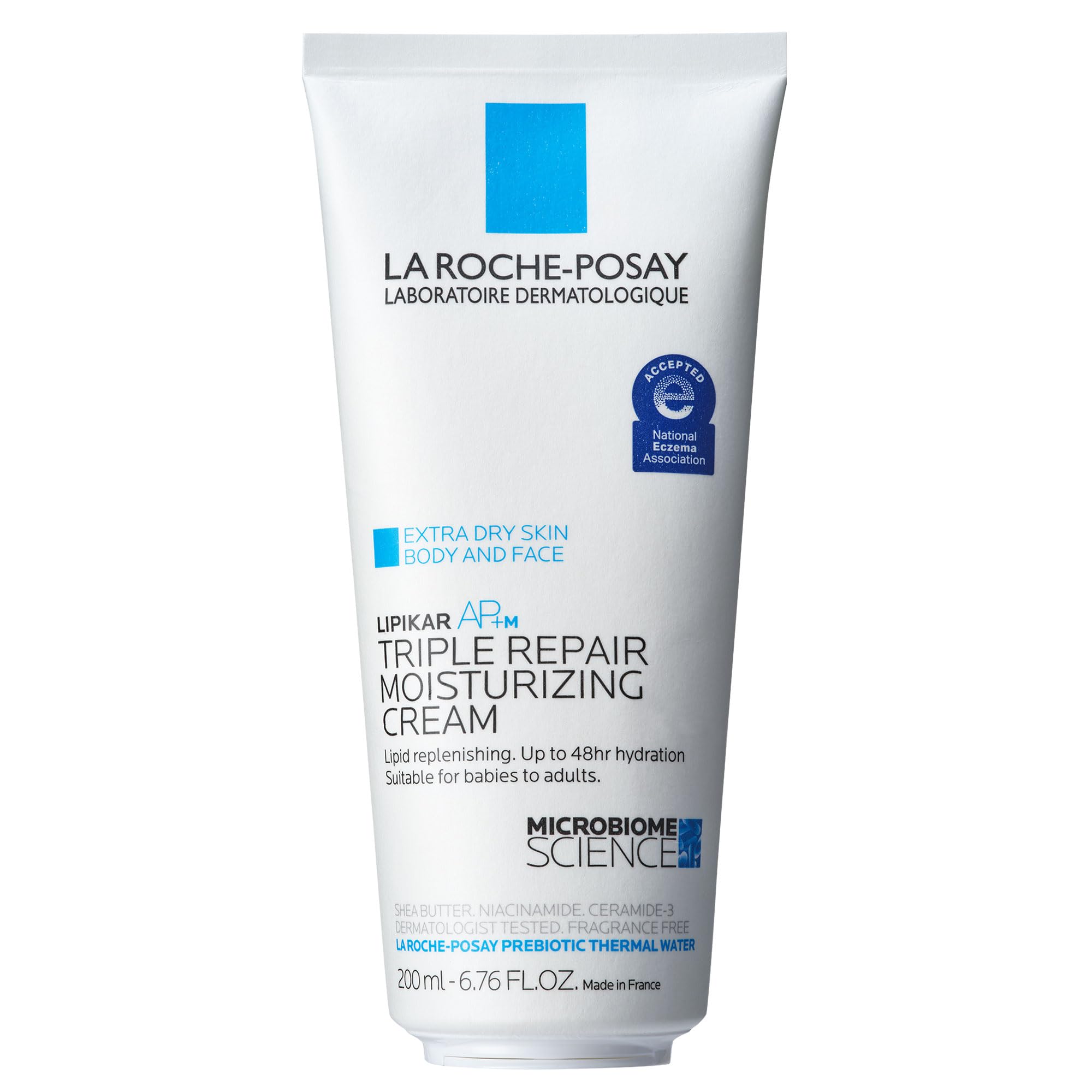 La Roche-Posay Lipikar AP+ Triple Repair Moisturizing Cream | Face & Body Lotion For Dry Skin | Shea Butter & Niacinamide Moisturizer | Gentle Face & Body Cream For Dry, Rough & Sensitive Skin: 6.7 Fl Oz (Pack of 1)
