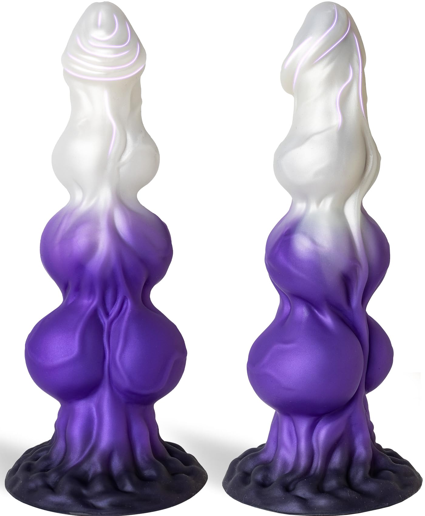 10" Big Knot Monster Horse Dildo - Huge Thick Dragon Fantasy Dildo with 3 Dog Knots, XL Large Girthy Anal Butt Plug Trainer with Strong Suction Cup, Adult Sex Toys & Games for Men Women Gay