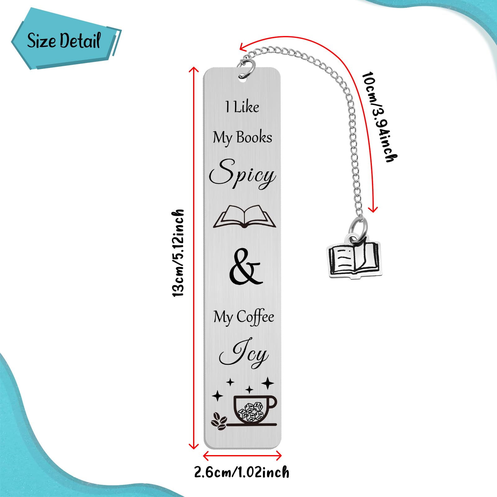 Spicy Bookmark Gifts for Reading Women Coffee Lovers Gift Ideas for Readers Book Marks for Book Lovers Bookish Librarian Book Club Gift Birthday Christmas Friendship Gifts for Women: Spicy Bookmark Gifts for Reading Women Coffee Lovers Gift Ideas for Readers Book Marks for Book Lovers Bookish Librarian Book Club Gift Birthday Christmas Friendship Gifts for Women