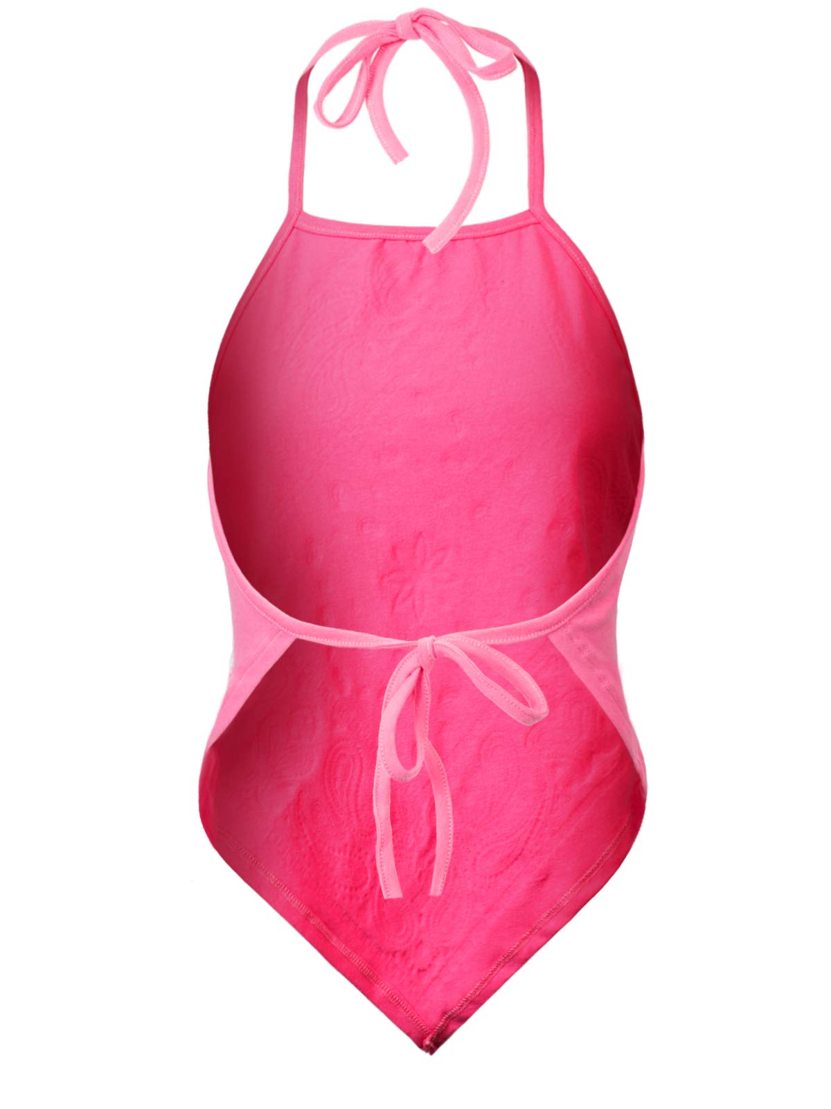 Design by Olivia Women's Sexy Paisley Bandana/Tie dye Halter Top Shirt- Made in USA: Large Candy Pink