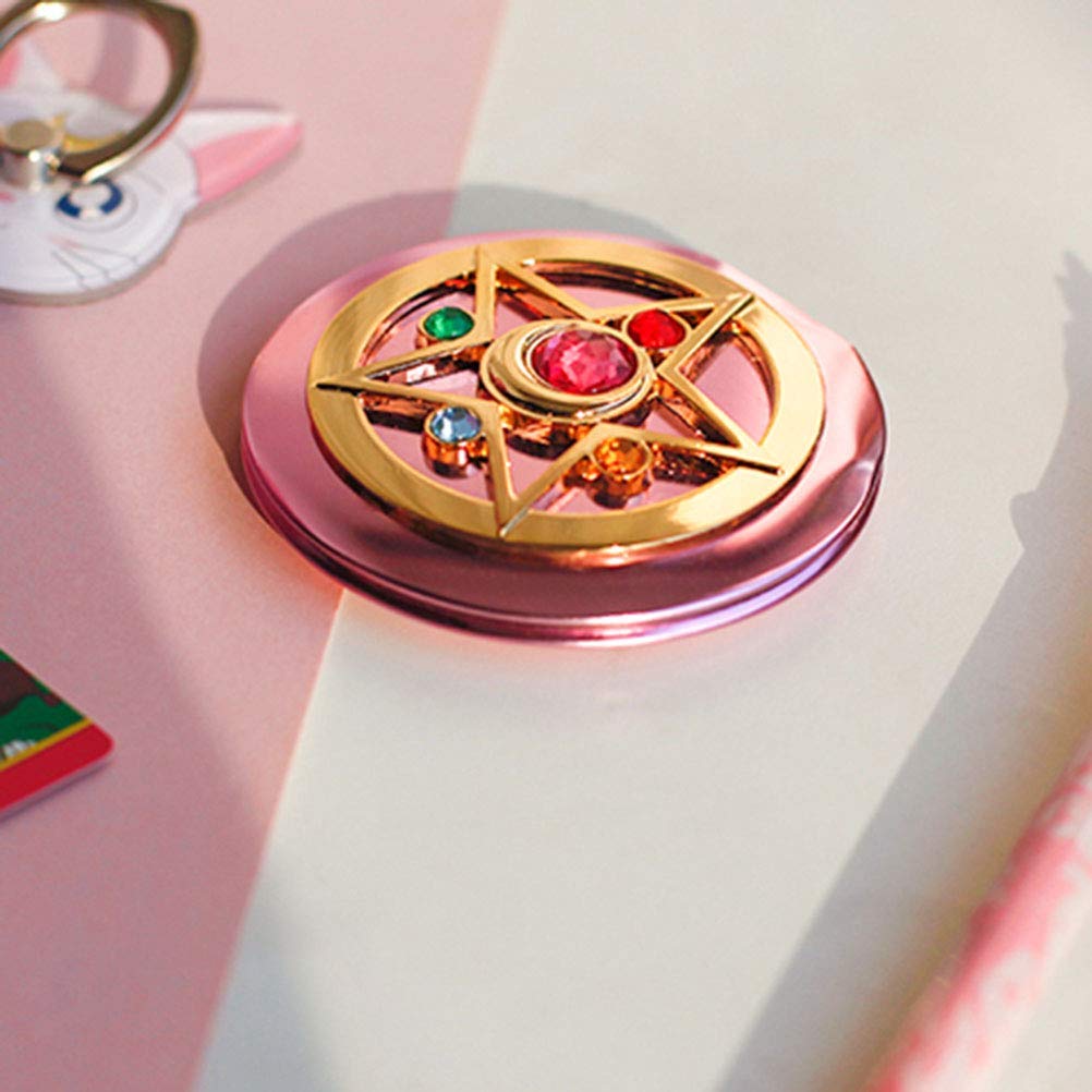 Makeup Compact Mirrors, Personal Portable Travel Handheld Foldable Double Sided Mirror