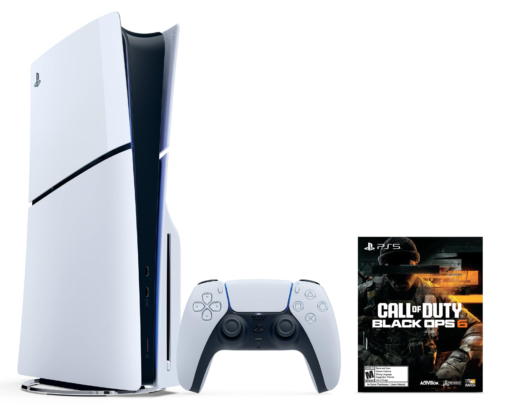 PlayStation®5 Digital Edition (slim): PlayStation&#xAE;5 console (slim) PS5 w/ Black Ops Bundle