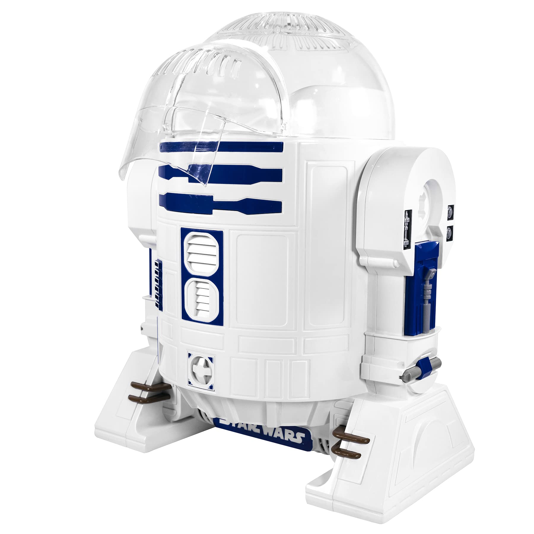 Uncanny Brands Star Wars R2D2 Popcorn Maker- Fully Operational Droid Kitchen Appliance: R2-D2