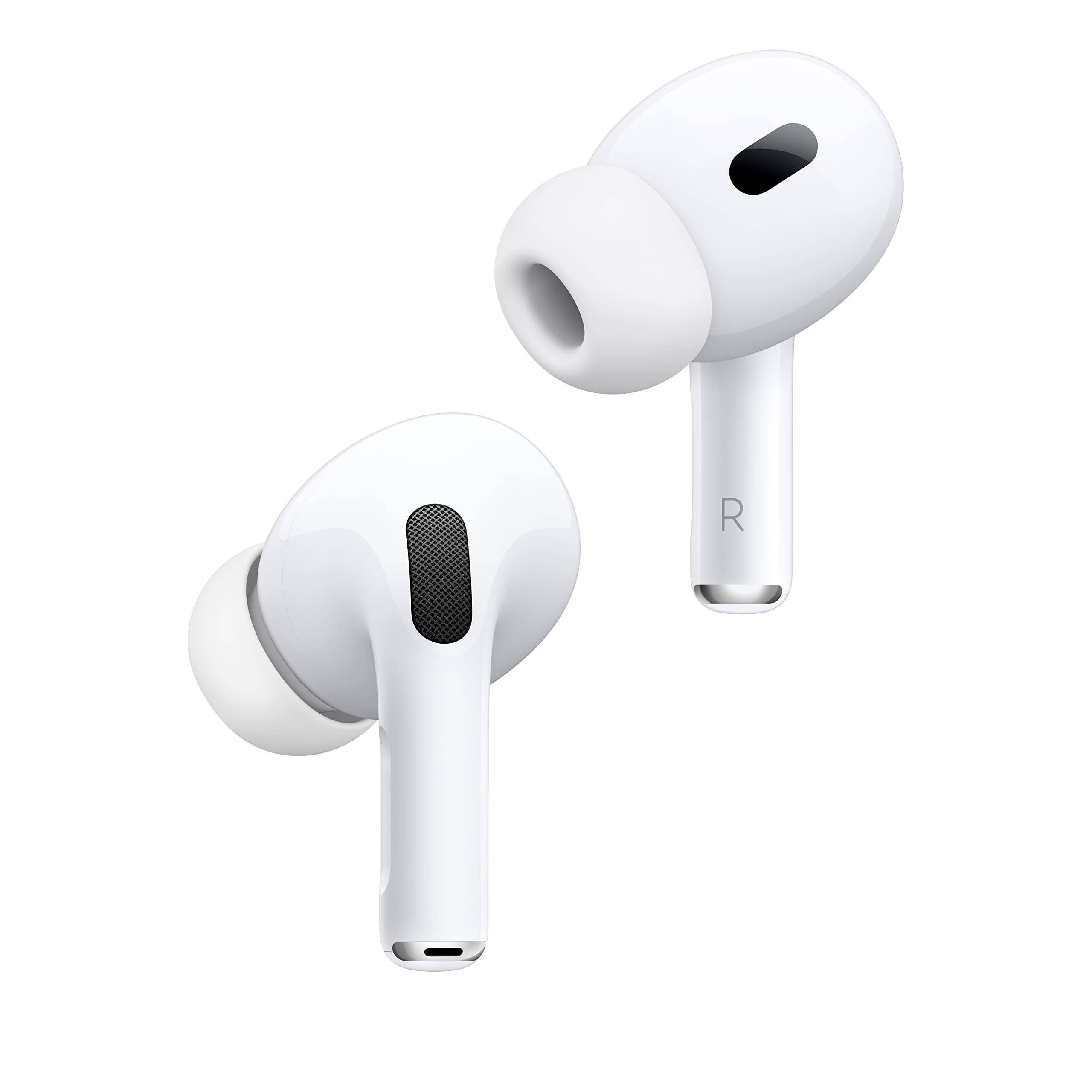 Apple AirPods Pro 2 Wireless Earbuds, Active Noise Cancellation, Hearing Aid Feature, Bluetooth Headphones, Transparency, Personalized Spatial Audio, High-Fidelity Sound, H2 Chip, USB-C Charging: Apple AirPods Pro 2 Wireless Earbuds, Active Noise Cancellation, Hearing Aid Feature, Bluetooth Headphones, Transparency, Personalized Spatial Audio, High-Fidelity Sound, H2 Chip, USB-C Charging