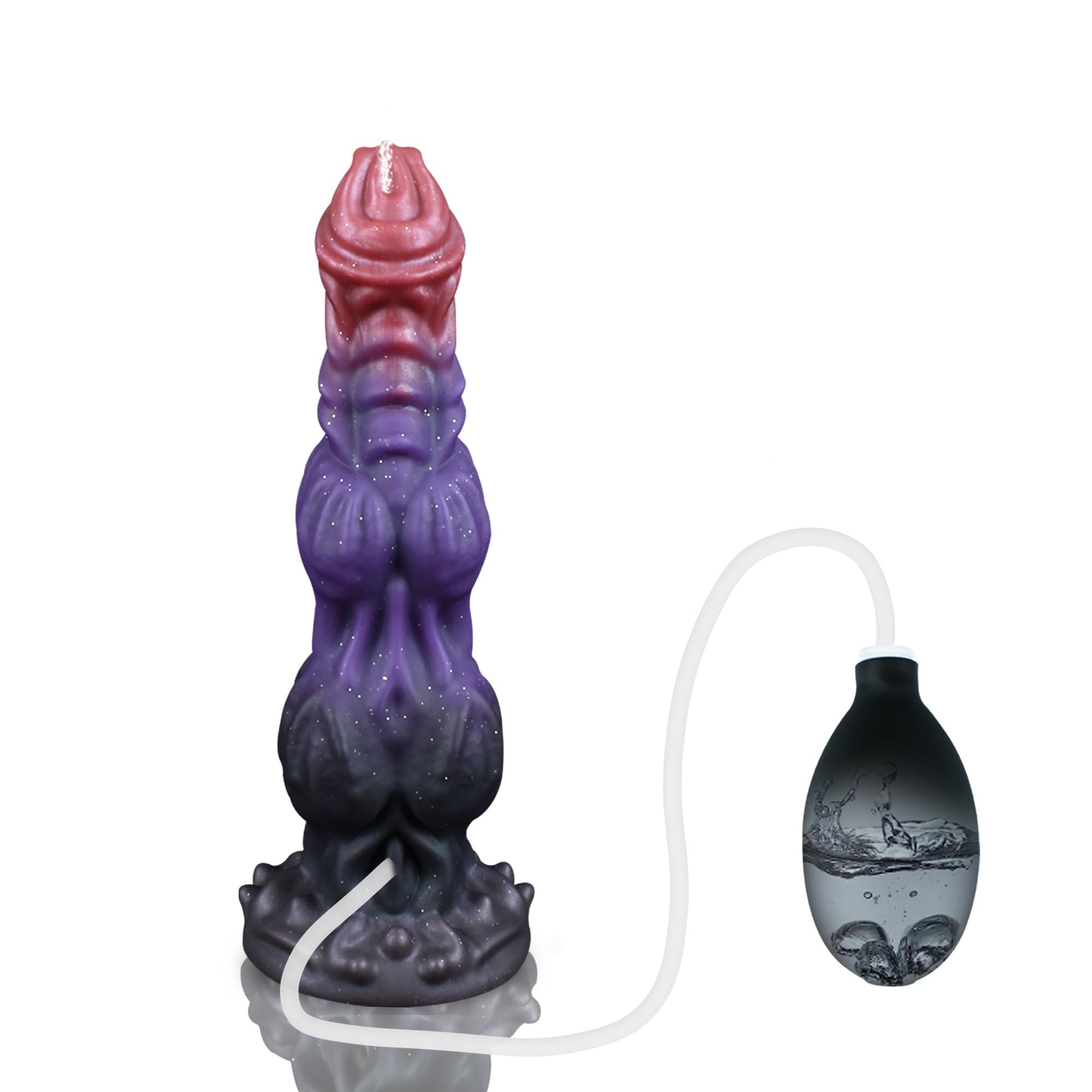 9.6" onster Dildo Squirting Fantasy Dildo Dragon Horse Dildo with 2 Big Knots, Dog Dildo Knotted Ejaculating Toy with Strong Suction Cup, Big Anal Dildo Silicone Huge Dildo, Adult Toys for Women Men: S
