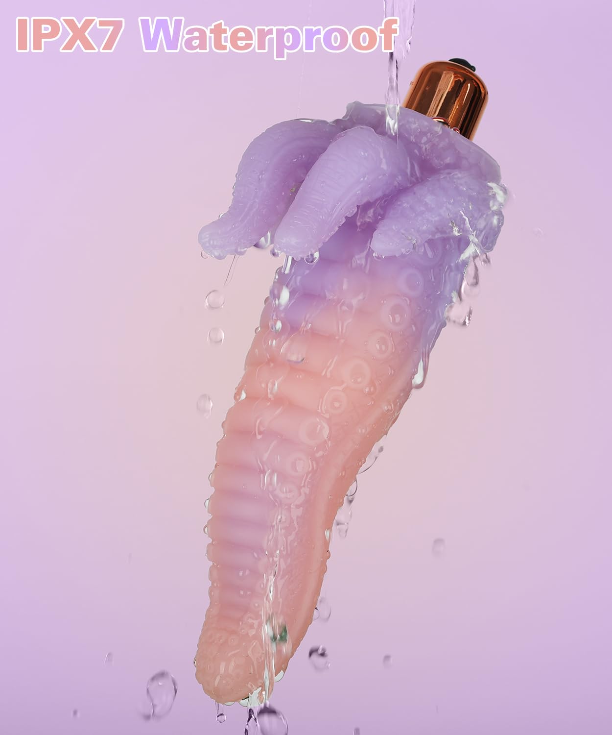 Tentacle Vibrator for Men Women - Mini Monster Vibrator with 10 Vibration Modes Body-Safe Flexible Silicone Bullet Clitoral Vibrators Stimulator G-spot Dildos Adult Sex Toys for Male Female Couple