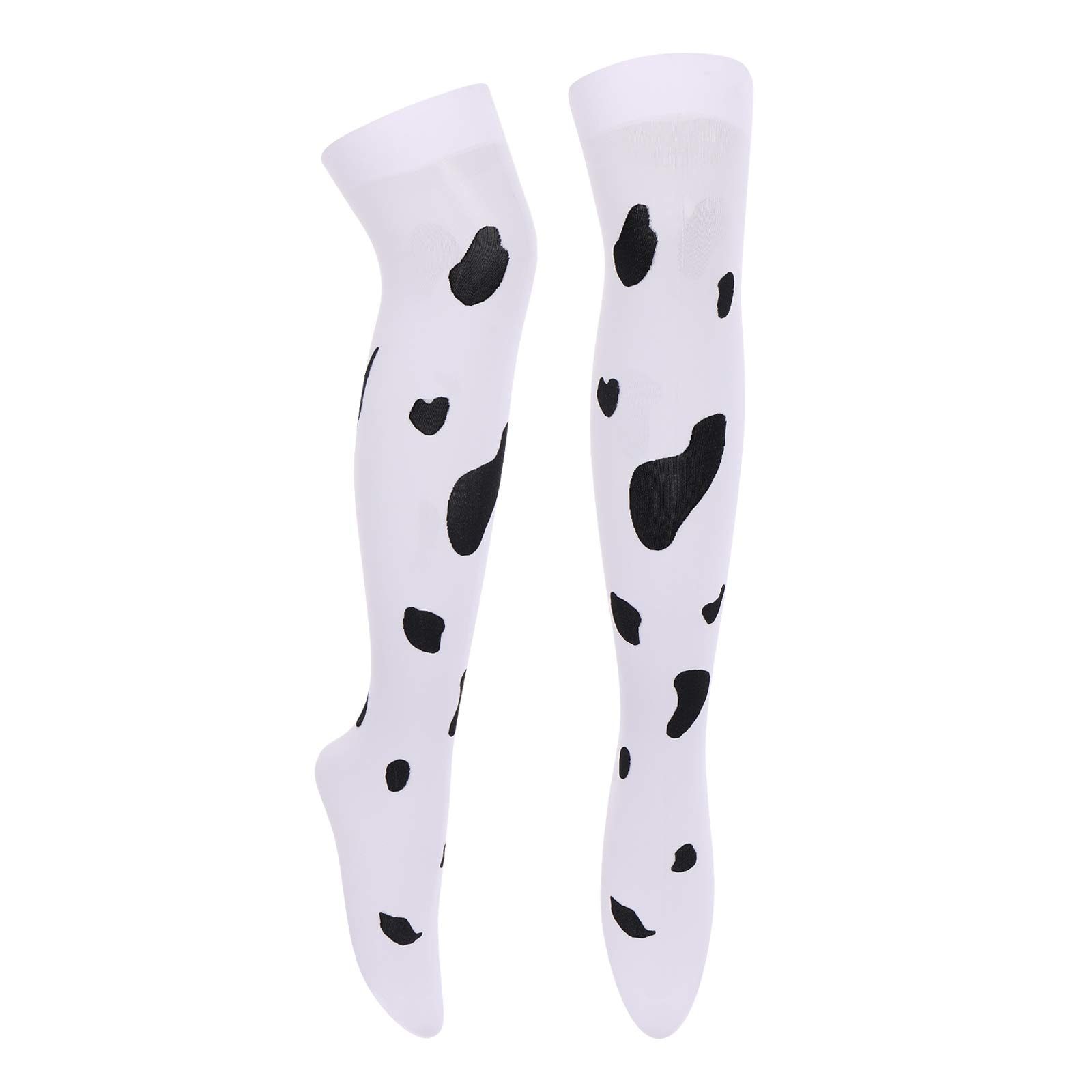 FYMNSI Women Sexy Milk Cow Lingerie Set Anime Maid Cosplay Costume Mini Bikini Bra Bodysuit with Bell Choker Stockings Outfit: One Size Cow Bikini Set