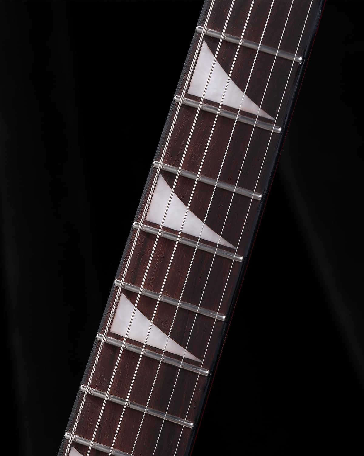 Leo Jaymz Electric Guitar,Swifter Series,Heavy Metal Guitar,24 Frets Rosewood Fingerboard,Mahogany Body,Maple Neck, Powerful and Pure Humbucker Pickups (Red)