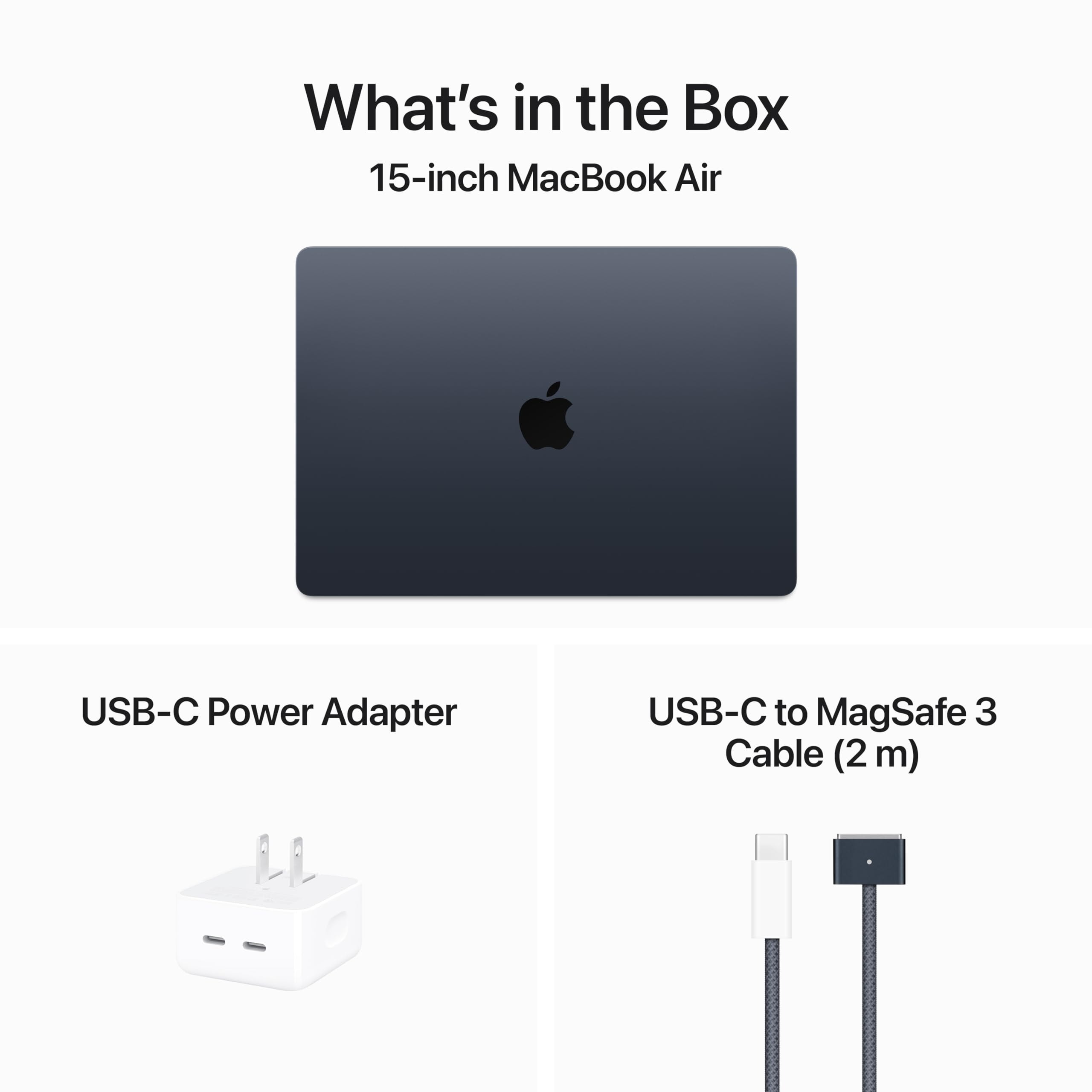 Apple 2024 MacBook Air 15-inch Laptop with M3 chip: Built for Apple Intelligence, 15.3-inch Liquid Retina Display, 8GB Unified Memory, 256GB SSD Storage, Backlit Keyboard, Touch ID; Midnight - Image 6