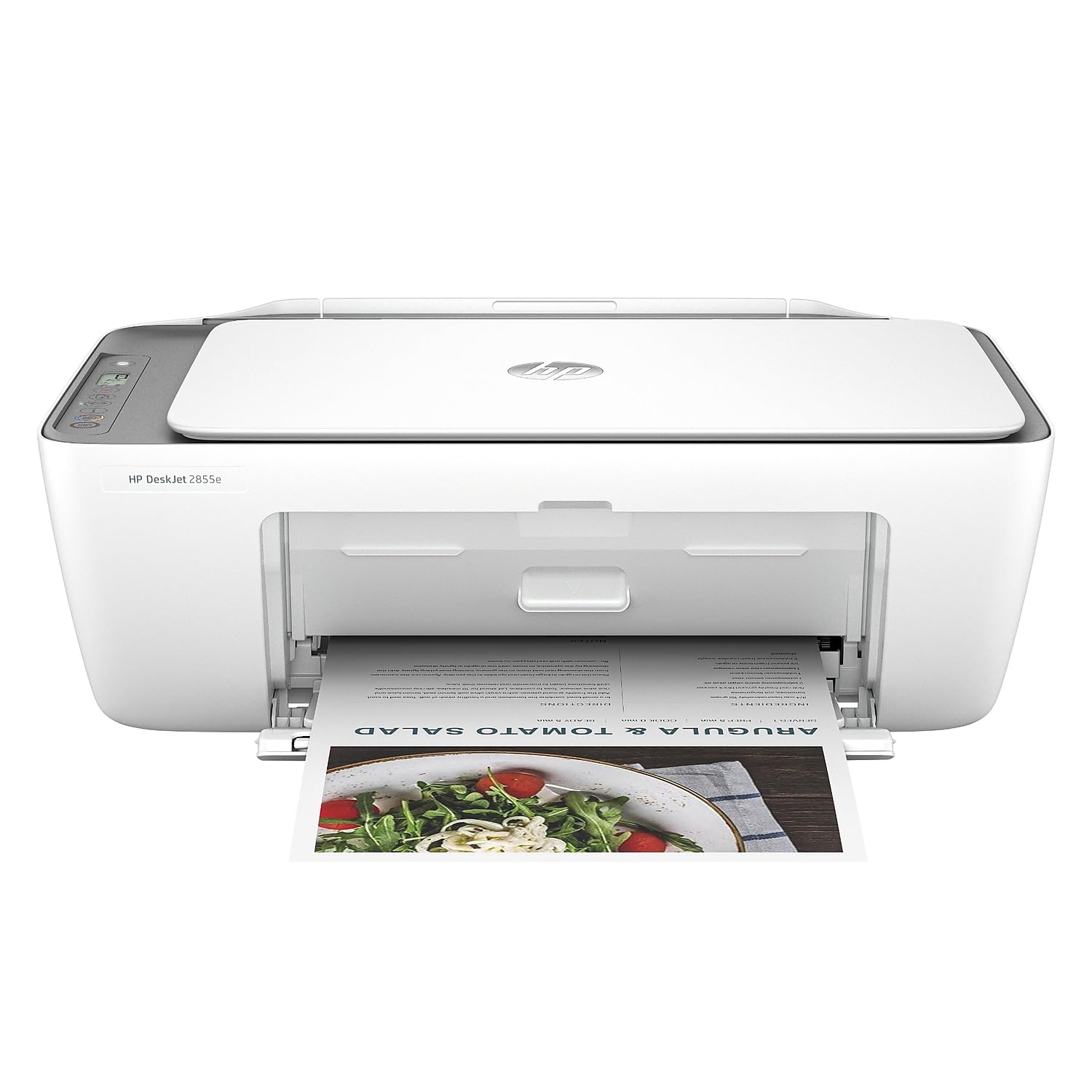 HP DeskJet 2855e Wireless All-in-One Color Inkjet Printer, Scanner, Copier, Best for home, 3 months of Instant Ink included, Single-band Wi-Fi connectivity (588S5A)