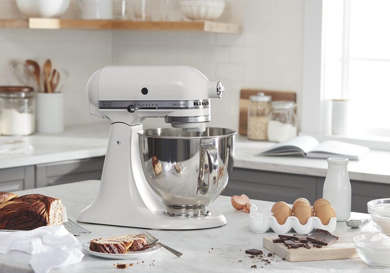 KitchenAid Artisan Series 5 Quart Tilt Head Stand Mixer with Pouring Shield KSM150PS,: KitchenAid Artisan Series 5-Quart Tilt-Head Stand Mixer - KSM150PS, Milkshake & Classic Series 4.5 Quart Tilt-Head Stand Mixer K45SS, Onyx Black