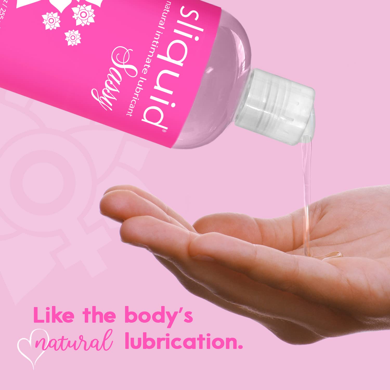 Sliquid Sassy Water-Based Lube - Thick, Long-Lasting Gel, Natural Lube for Women/Men/Couples, Unscented, 8.5 Fl Oz (2 Pack): 8.5 Fl Oz (Pack of 1)