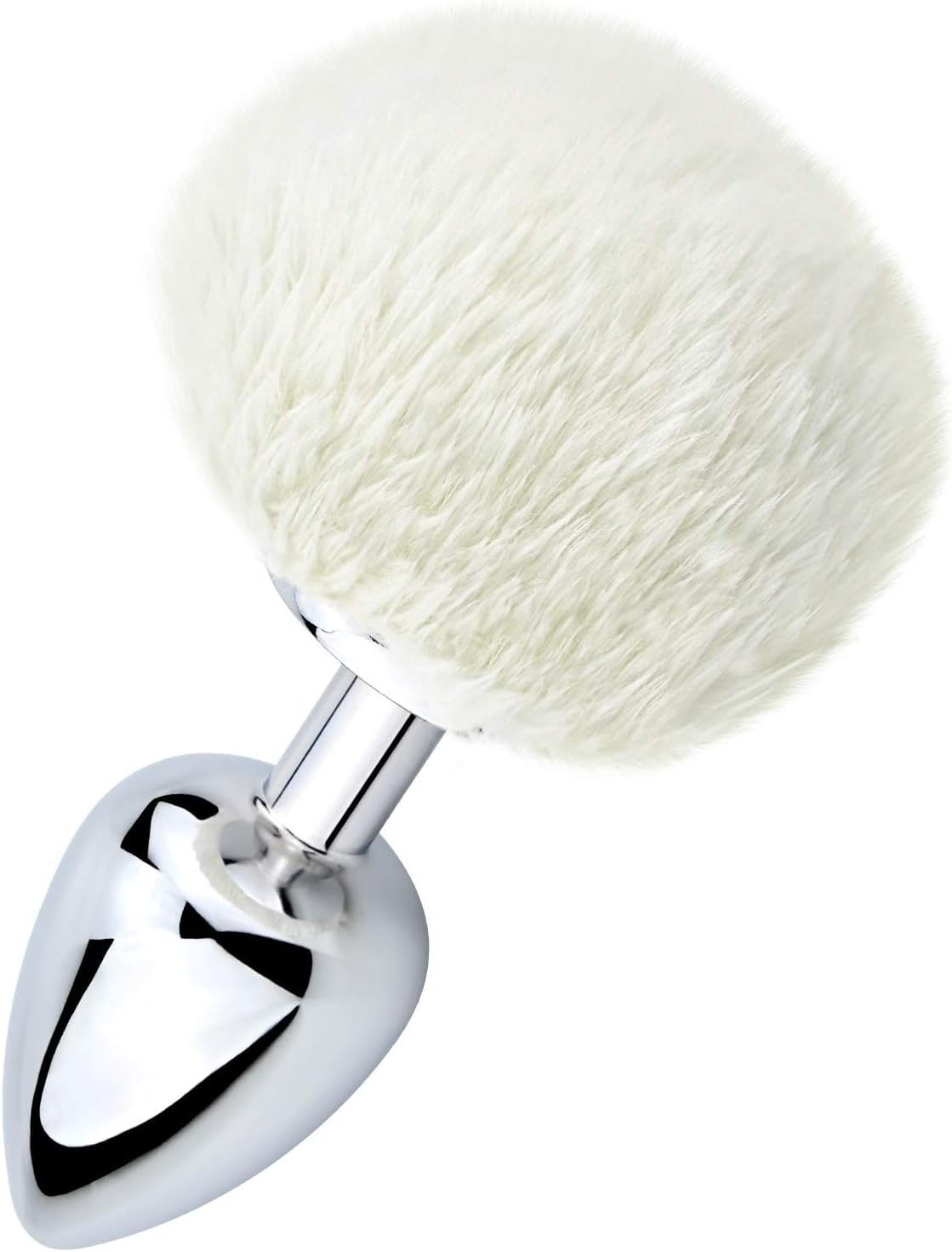 Small Anal Plug, Rabbit Bunny Tail Anal Plug for Cosplay, Butt Plug Adult Sex Toys for Sexual Enjoyment (White-Small): Small White