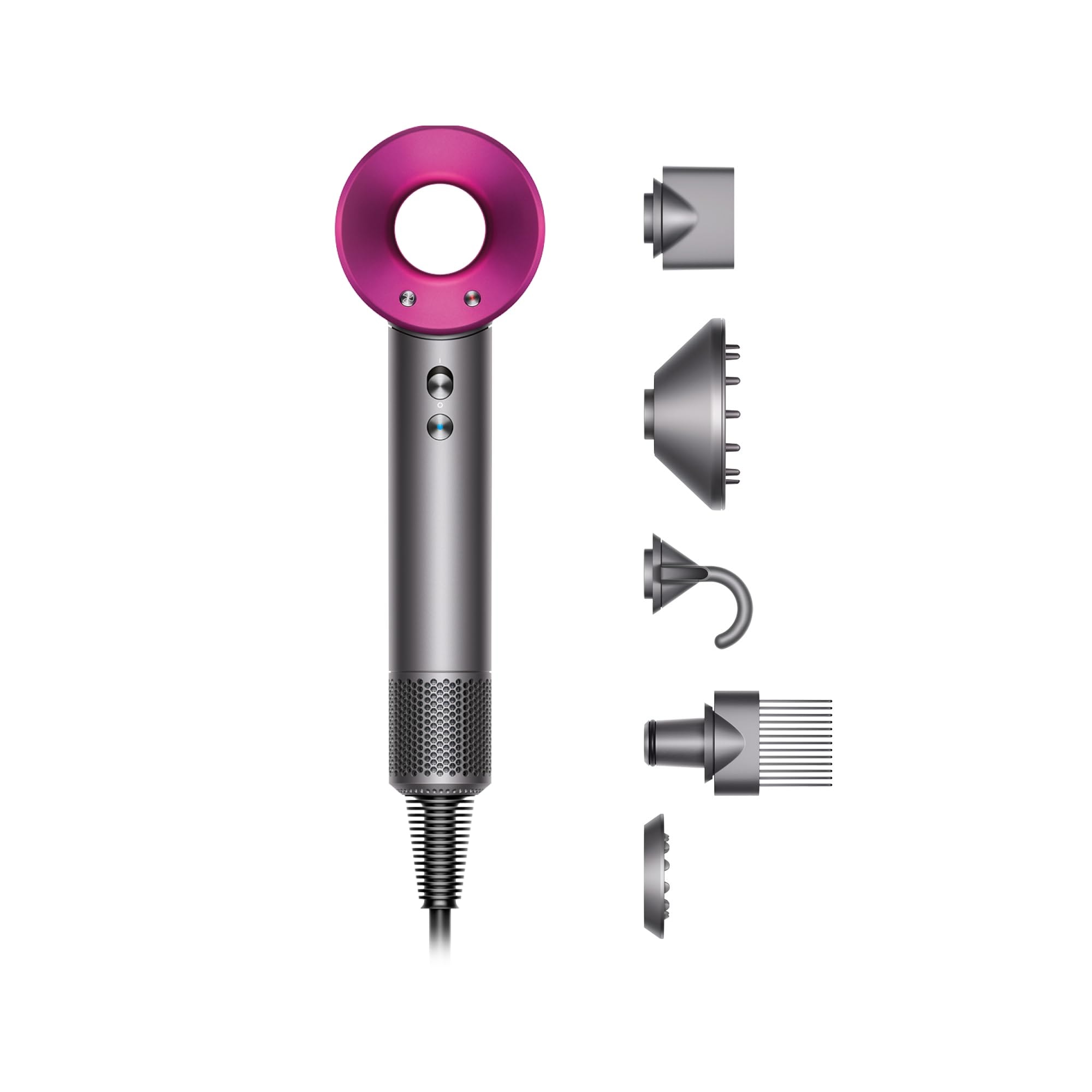 Dyson Supersonic™ Hair Dryer: Iron / Fuchsia
