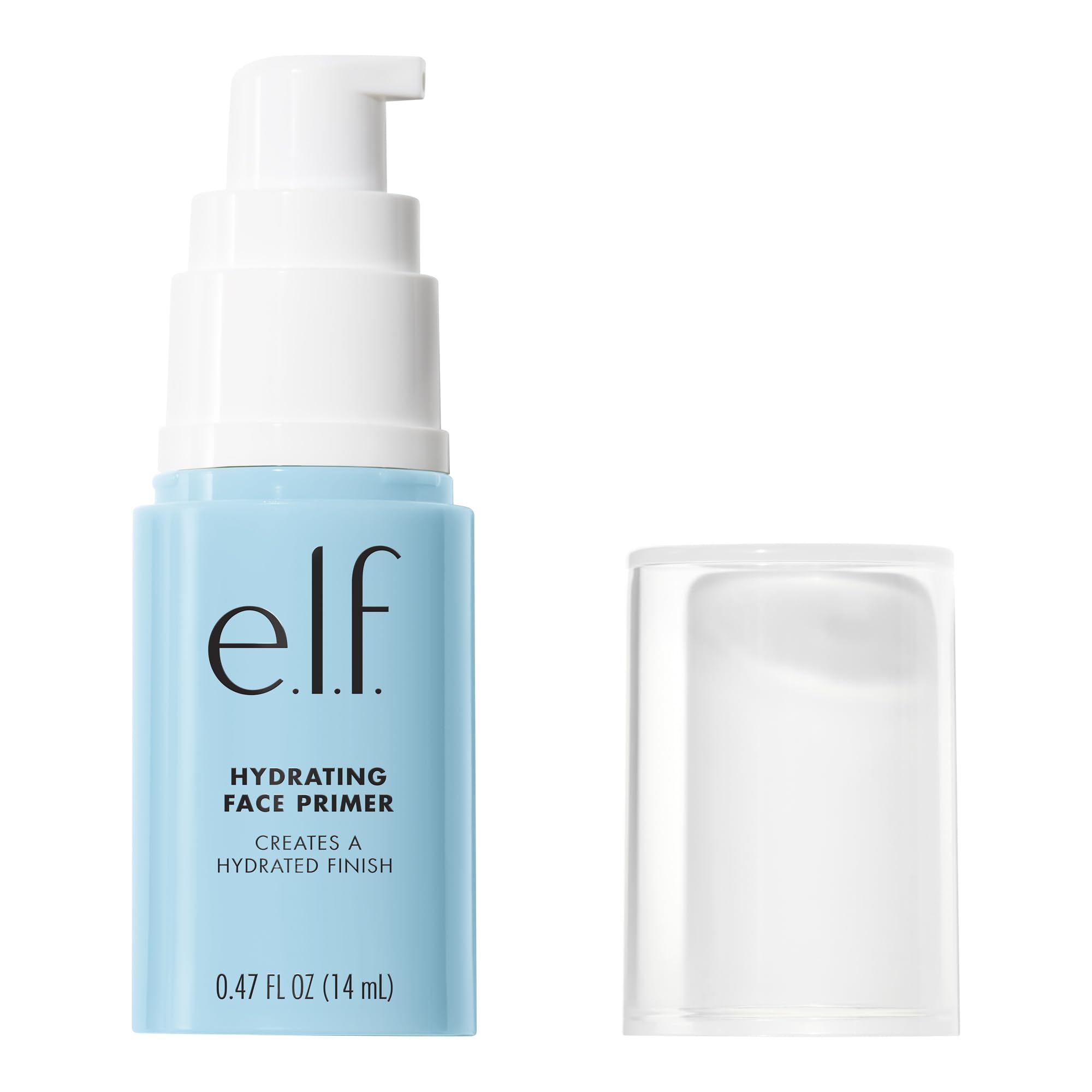 e.l.f. Hydrating Face Primer, Makeup Primer For Flawless, Smooth Skin & Long-Lasting Makeup, Fills In Pores & Fine Lines, Vegan & Cruelty-free, Small: 0.47 Ounce (Pack of 1)