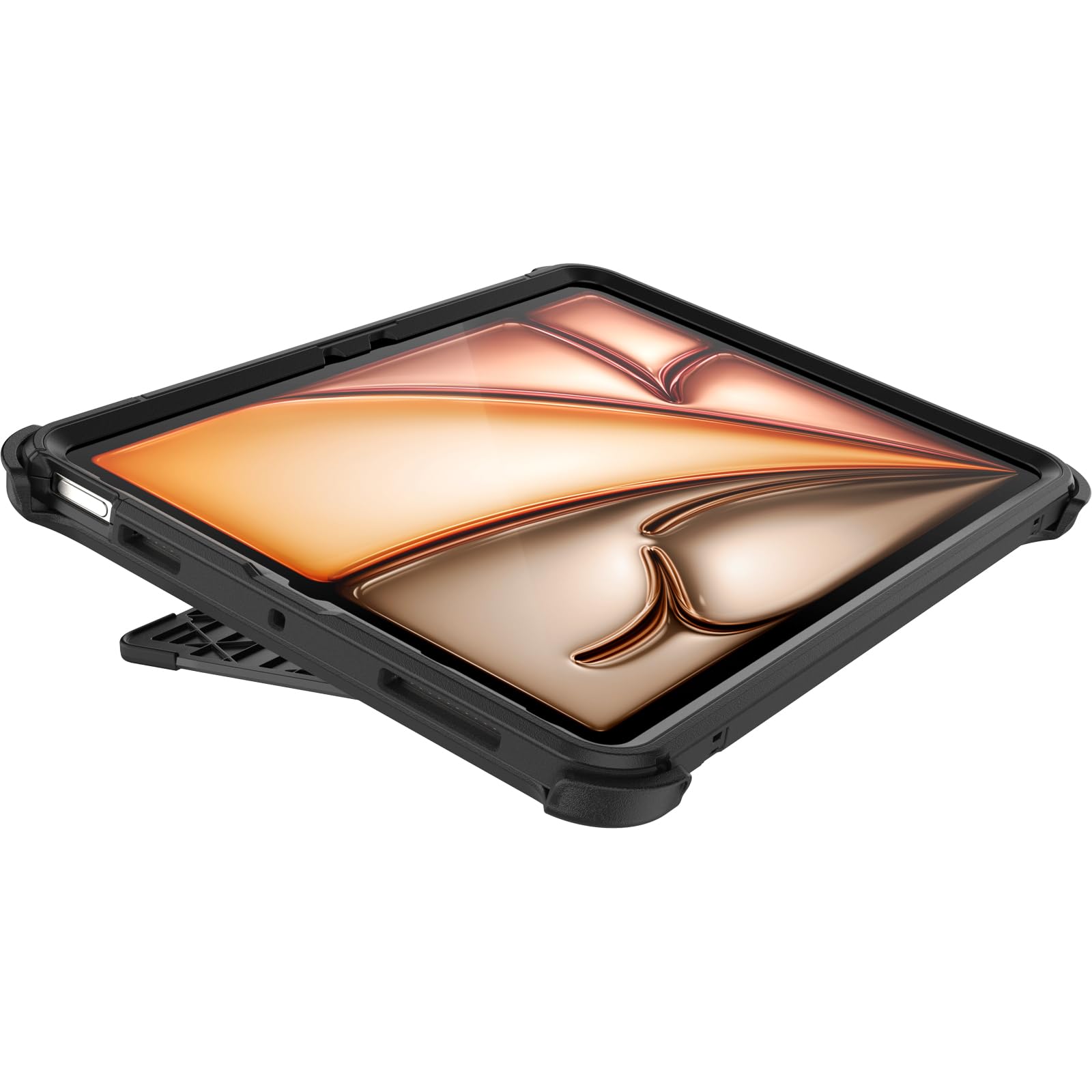 OtterBox Defender Series Case for iPad Air 11-inch (M3) & (M2) - Black, Rugged, Durable, Multi-Layer Protection