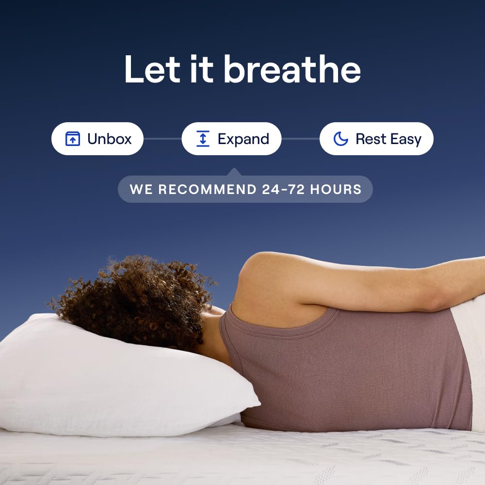 Nectar Luxe Hybrid 14” Queen Mattress - Medium Firm - Memory Foam & Innerspring Coils - Cooling Fibers - 3” Pressure Relief Layer - Mattress in a Box - 365-Night Trial & Forever Warranty: California King 12" Hybrid (New Version) Mattress