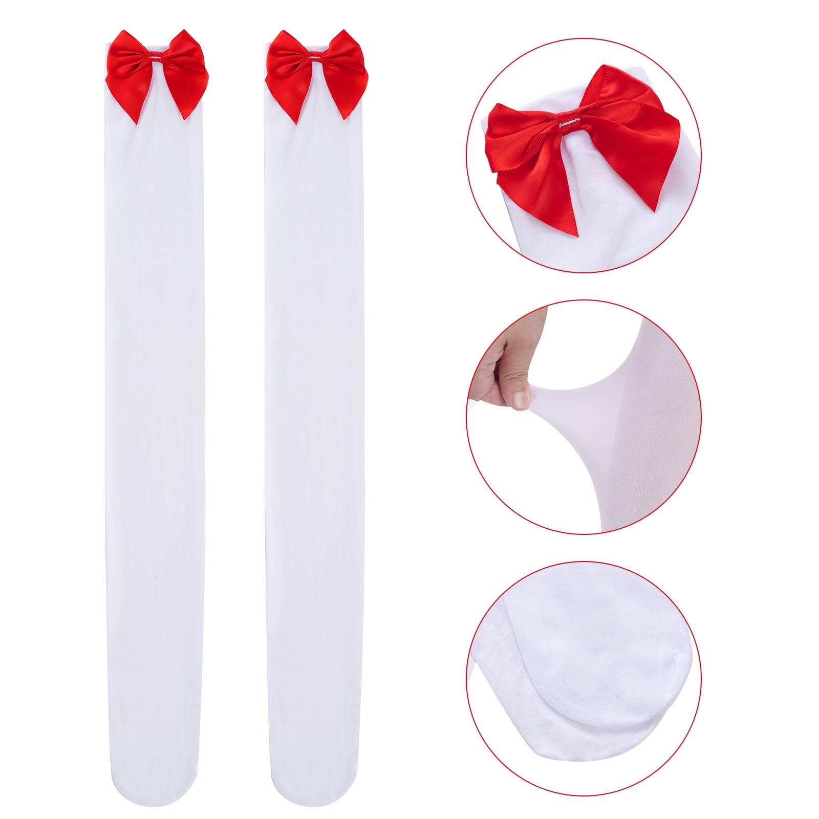 mifengda Nurse Costume Halloween Women Costume Accessories Red Nurse Hat Headband Cosplay Outfit Set Includes Headband Glasses Stethoscope High Sock for Halloween Cosplay Party: mifengda Nurse Costume Halloween Women Costume Accessories Red Nurse Hat Headband Cosplay Outfit Set Includes Headband Glasses Stethoscope High Sock for Halloween Cosplay Party