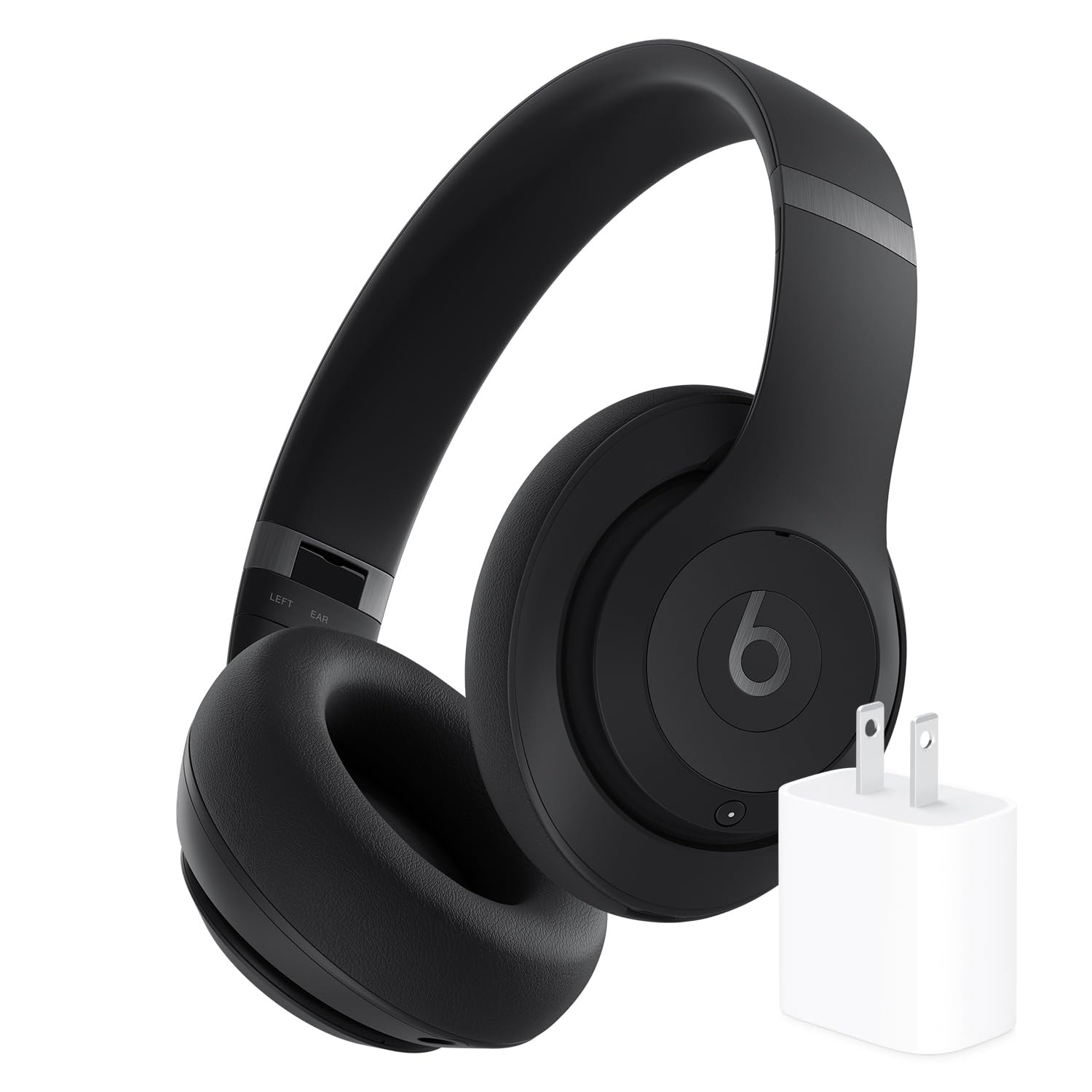 Beats Studio Pro x Kim Kardashian - Bluetooth Noise Cancelling Headphones with AppleCare+ (2 Years) - Moon: Black Studio Pro &amp; Power Adapter Without AppleCare+