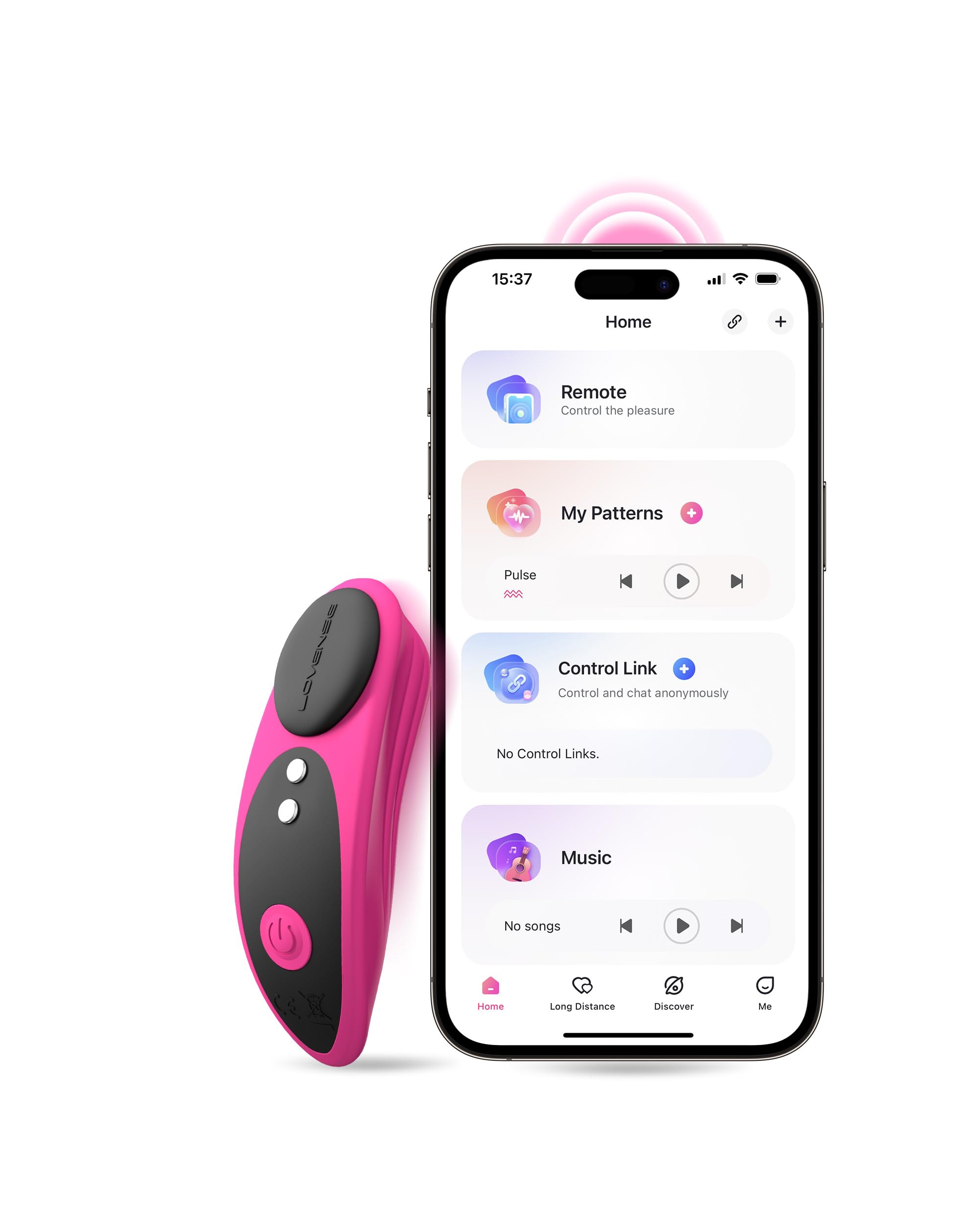 LOVENSE Ferri Wearable Vibrating Panties, Remote Control Long Distance Magnetic Panty Vibrator for Female Couple Pleasure Adult Sex Toy Clitoral Stimulator Massager, Discreet, Waterproof
