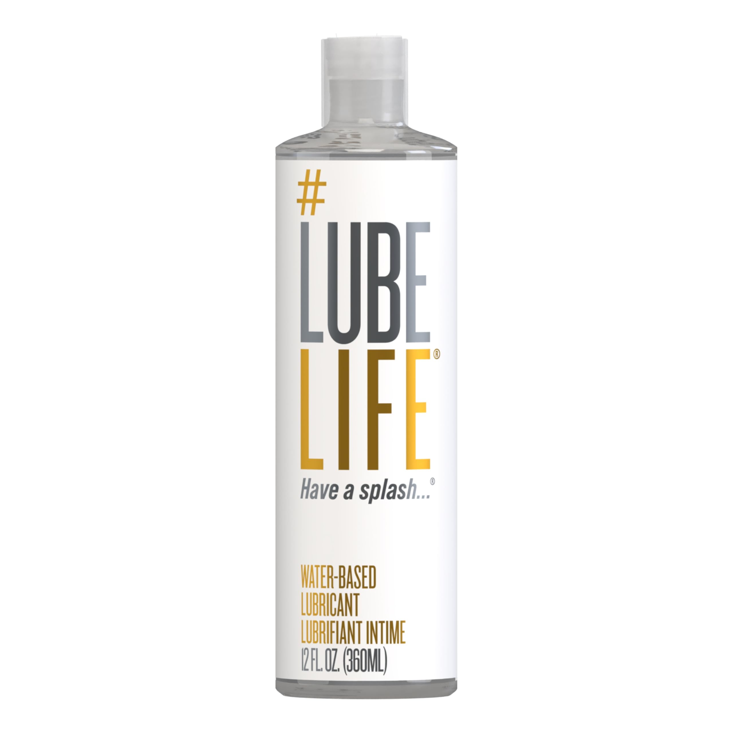 LubeLife Water-Based Lube – Personal Lubricant for Men, Women & Couples, Travel Size, Non-Staining, Easy Clean-Up, Toy-Safe, 8 Fl Oz: 12 Fl Oz (Pack of 1)