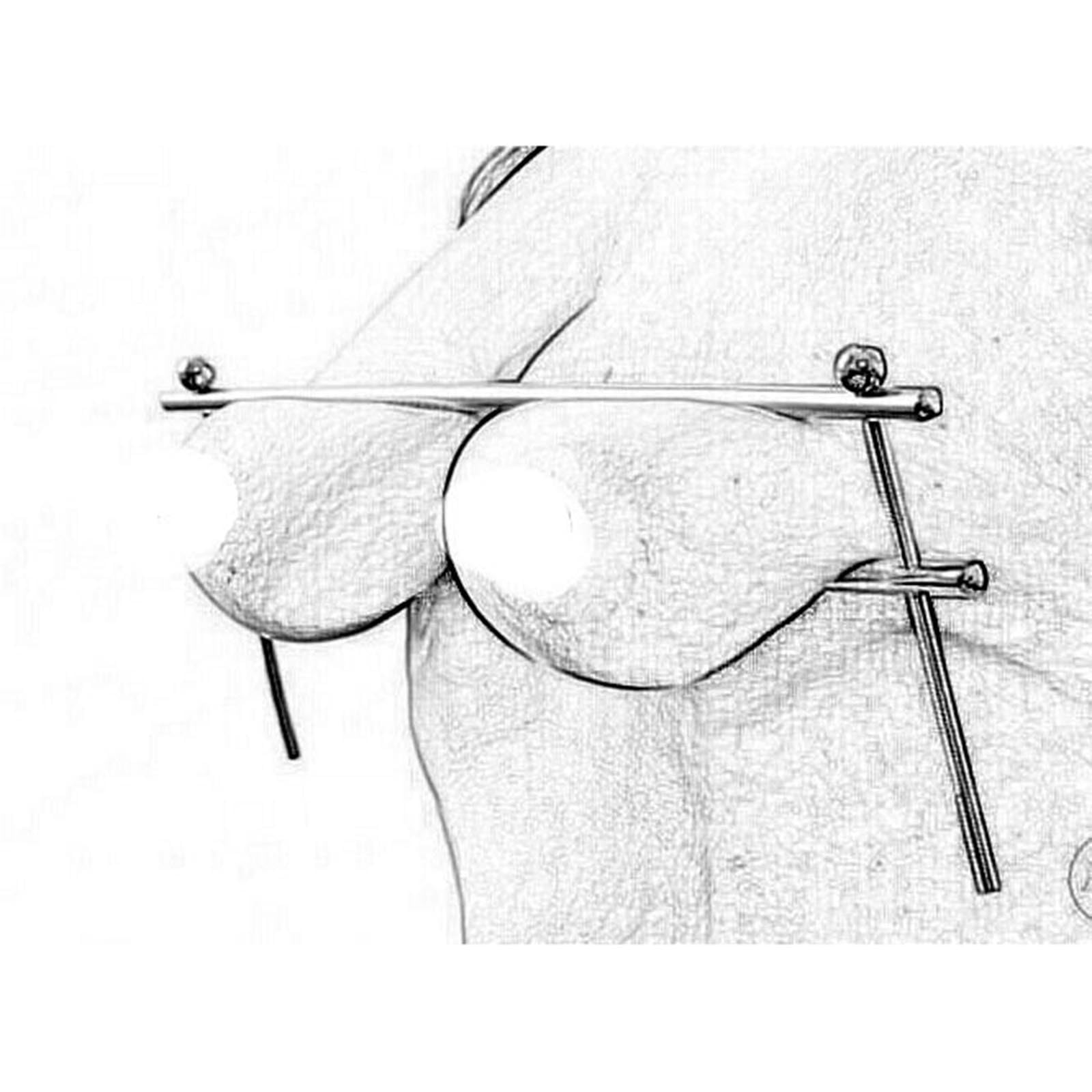 Nipple Clamps Breast Clip Rack Compactor Steel Breast Bondage Hard Tit Restraints Slave BDSM Kink Toy thumbnail 6