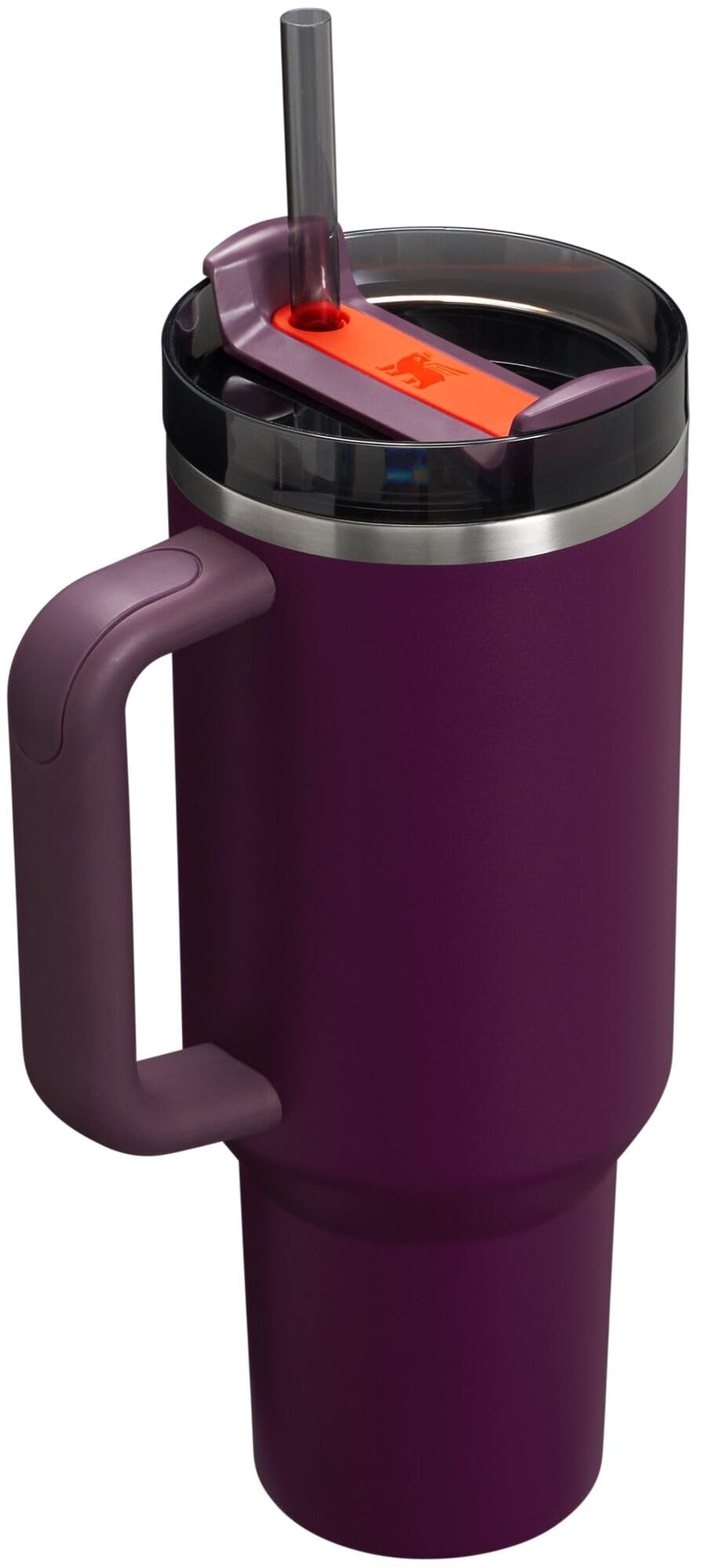Stanley Quencher H2.0 Tumbler with Handle and Straw 30 oz | Flowstate 3-Position Lid | Cup Holder Compatible for Travel | Insulated Stainless Steel Cup | BPA-Free | Rose Quartz 2.0: 40 Ounces Plum