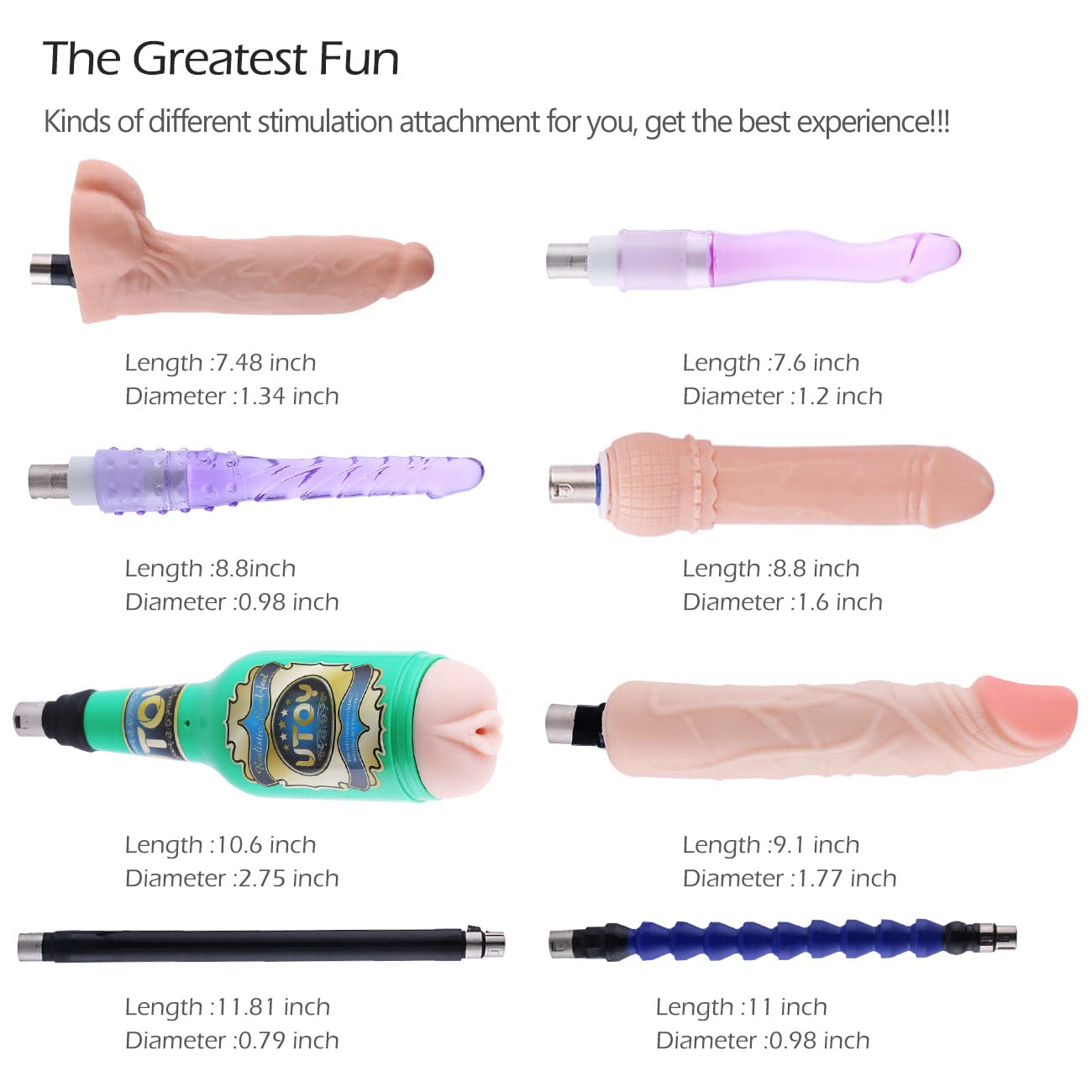 Sex Machine Fuck Machine with 3XLR Connector,Dildo Machine with Realistic Dildo, Love Machine Sex Toys 7 Attachments with Suction Cup Adapter Adult Toys for Women: Green Masturbator sex machine