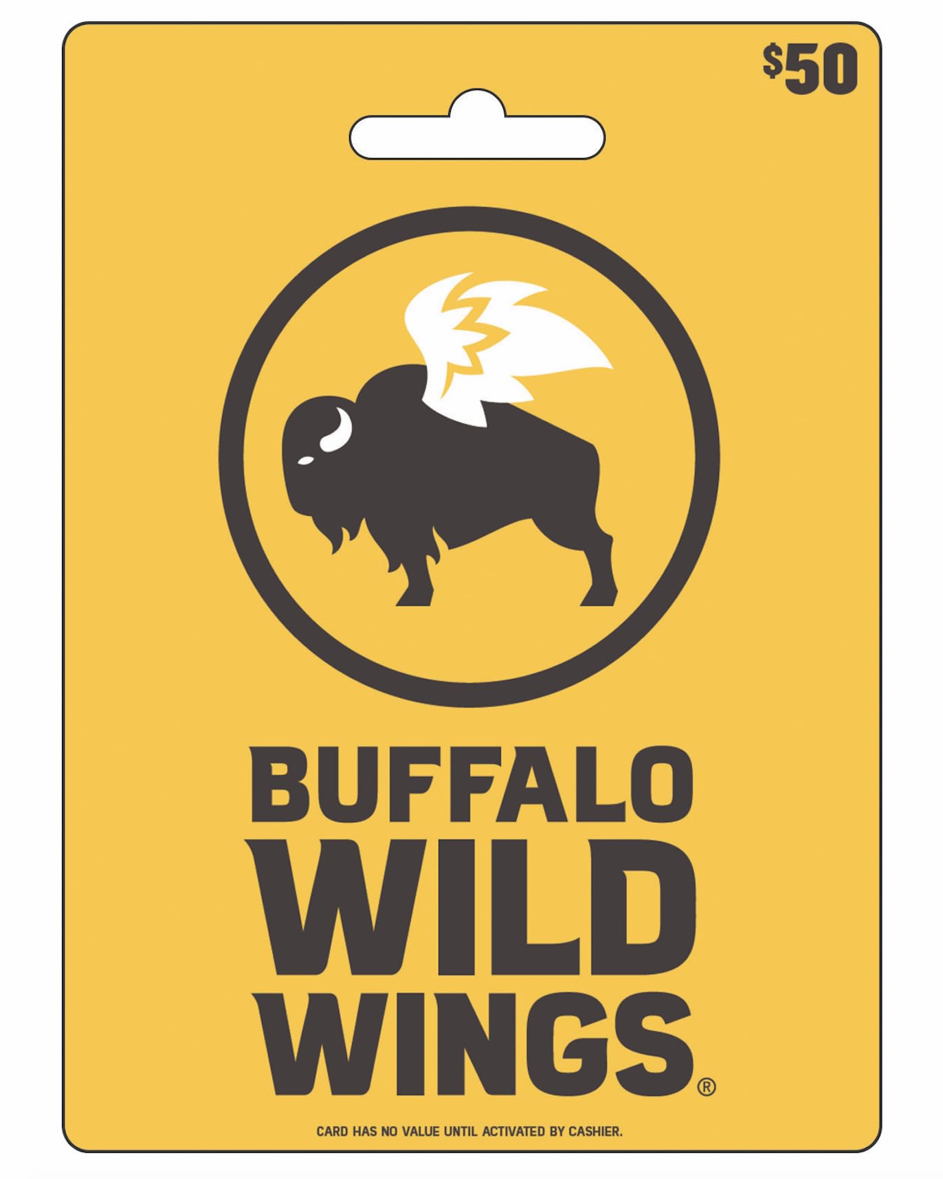 Buffalo Wild Wings Gift Card: 50 Traditional