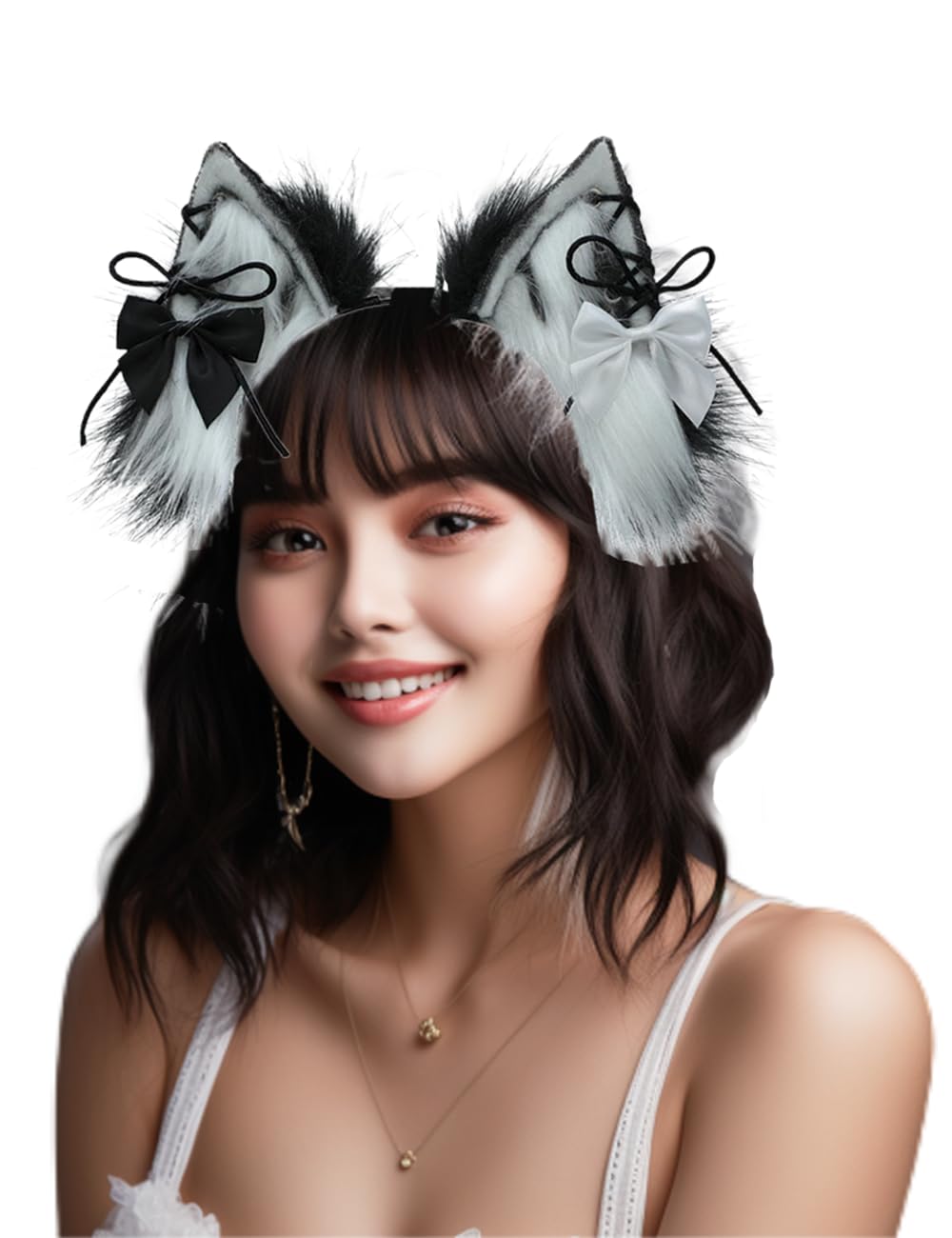 VIGVAN Animal Cosplay Ears Fox Punk Cross Headbands
