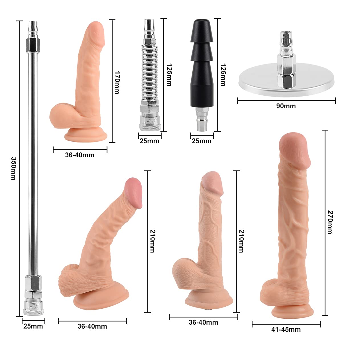 Premium Sex Machine, Adjustable Love Machine Adult Sex Toys APP/Remote Control Thrusting Sex Machine with 3 Attachments for Women and Men: 1-thrusting Sex Machine