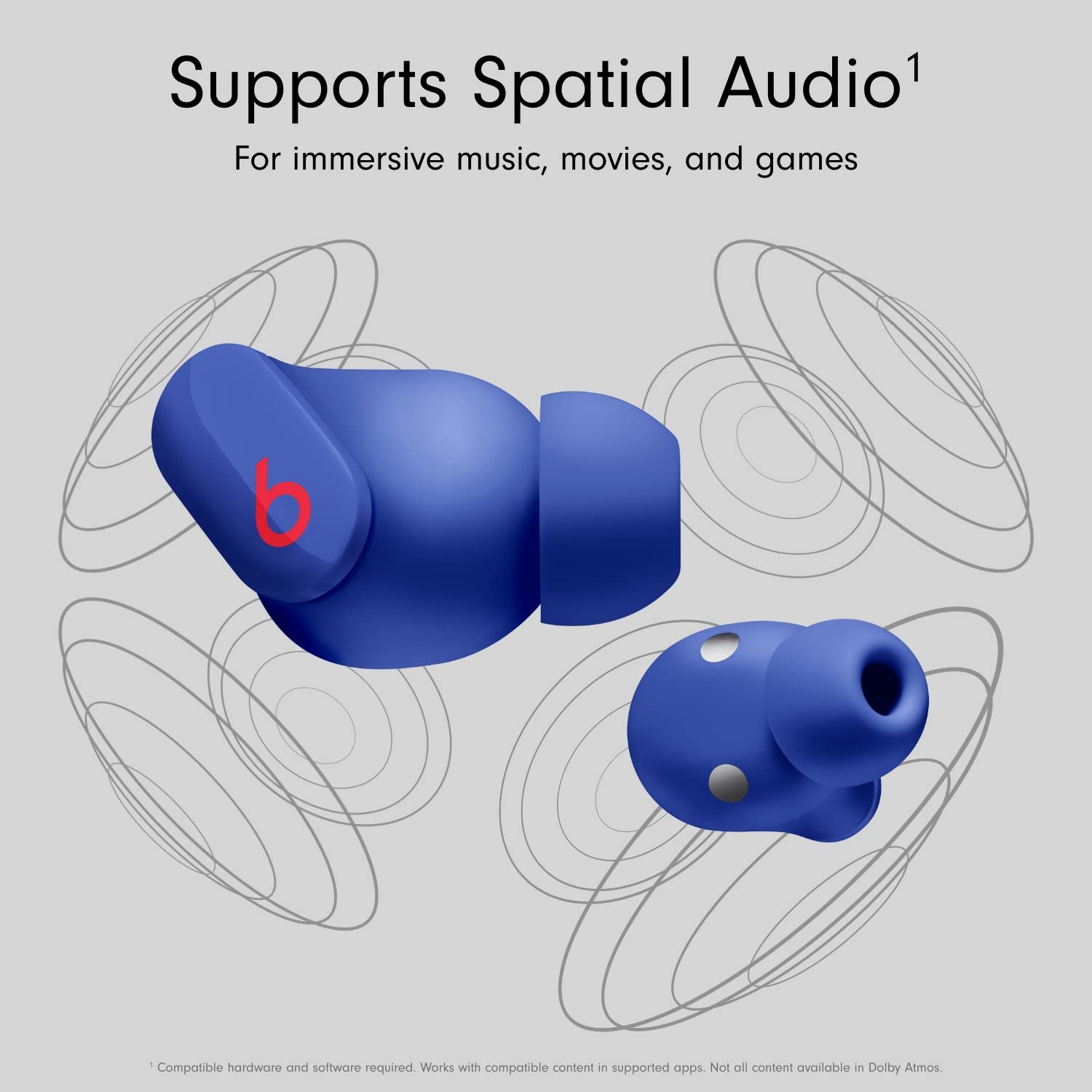 Beats Studio Buds - True Wireless Noise Cancelling Earbuds - Compatible with Apple & Android, Built-in Microphone, IPX4 Rating, Sweat Resistant Earphones, Class 1 Bluetooth Headphones - Sunset Pink
