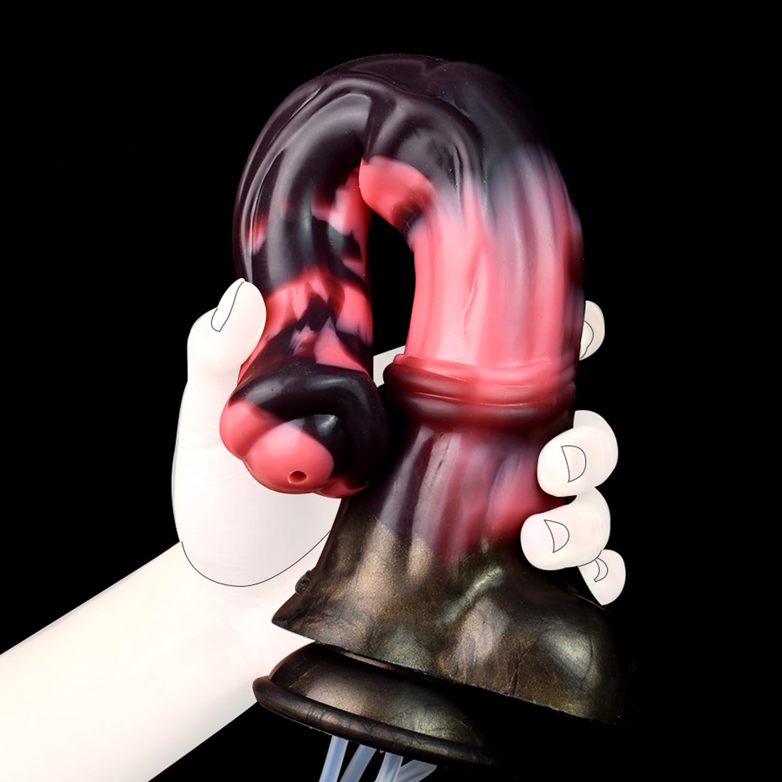 Realistic  Horse Dildo, 12inch Long Fantasy Huge Thick Anal Dildo with Suction Cup, Big Silicone Adult Sex Toy for Men and Women Couples: Squirting