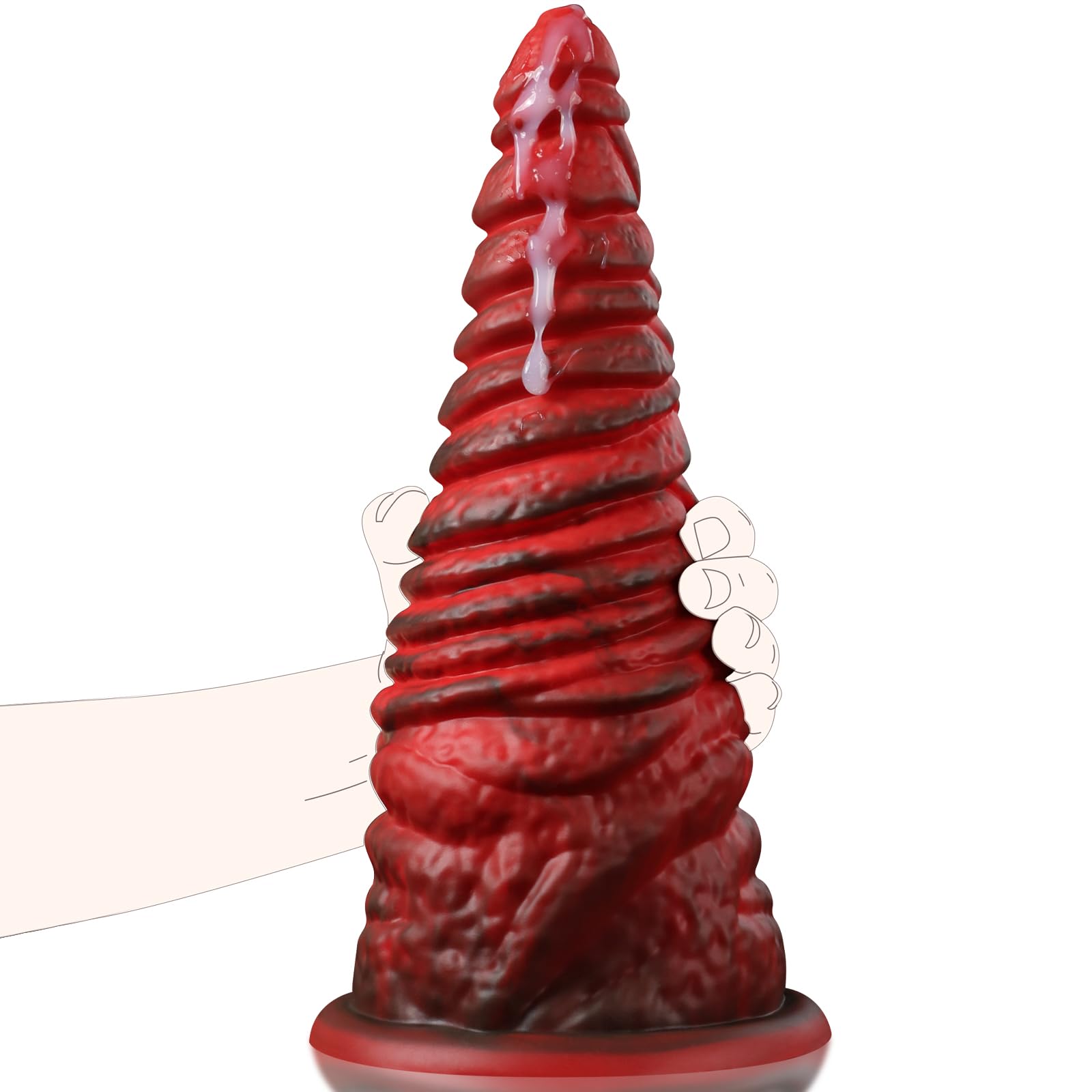 11'' XXL Butt Plug Anal Cone for Anal Stretcher, 4.3'' Diameter Huge Monster Butt Plug Anal Dilator for Anal Ease, Massive Tapered Dildo Adult Sex Toys for Gay Men Women Anal Gaper Training: 11'' XXL Butt Plug Anal Cone for Anal Stretcher, 4.3'' Diameter Huge Monster Butt Plug Anal Dilator for Anal Ease, Massive Tapered Dildo Adult Sex Toys for Gay Men Women Anal Gaper Training