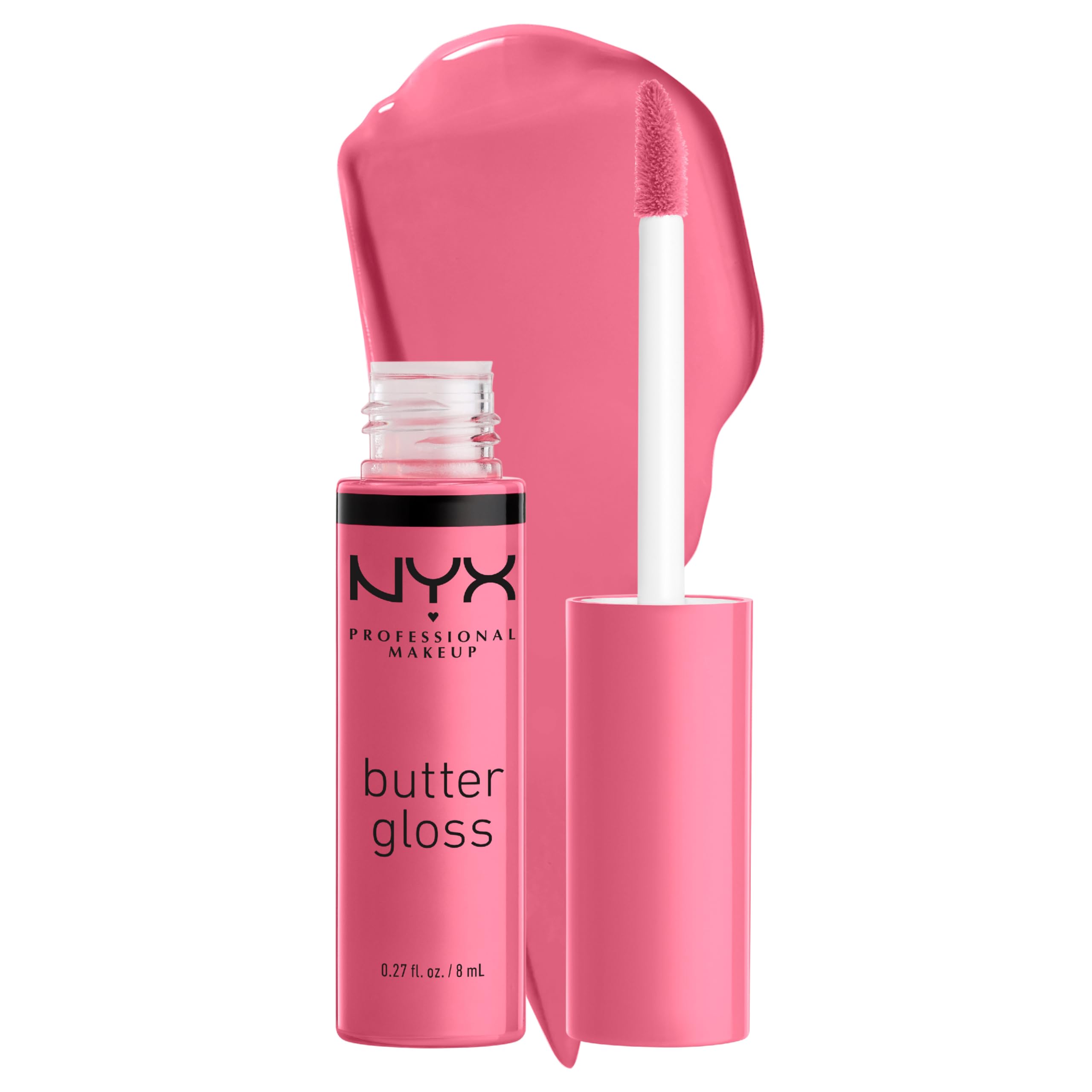 NYX PROFESSIONAL MAKEUP Butter Gloss, Non-Sticky Lip Gloss - Licorice (Black): 09 Vanilla Cream Pie 0.27 Fl Oz (Pack of 1)