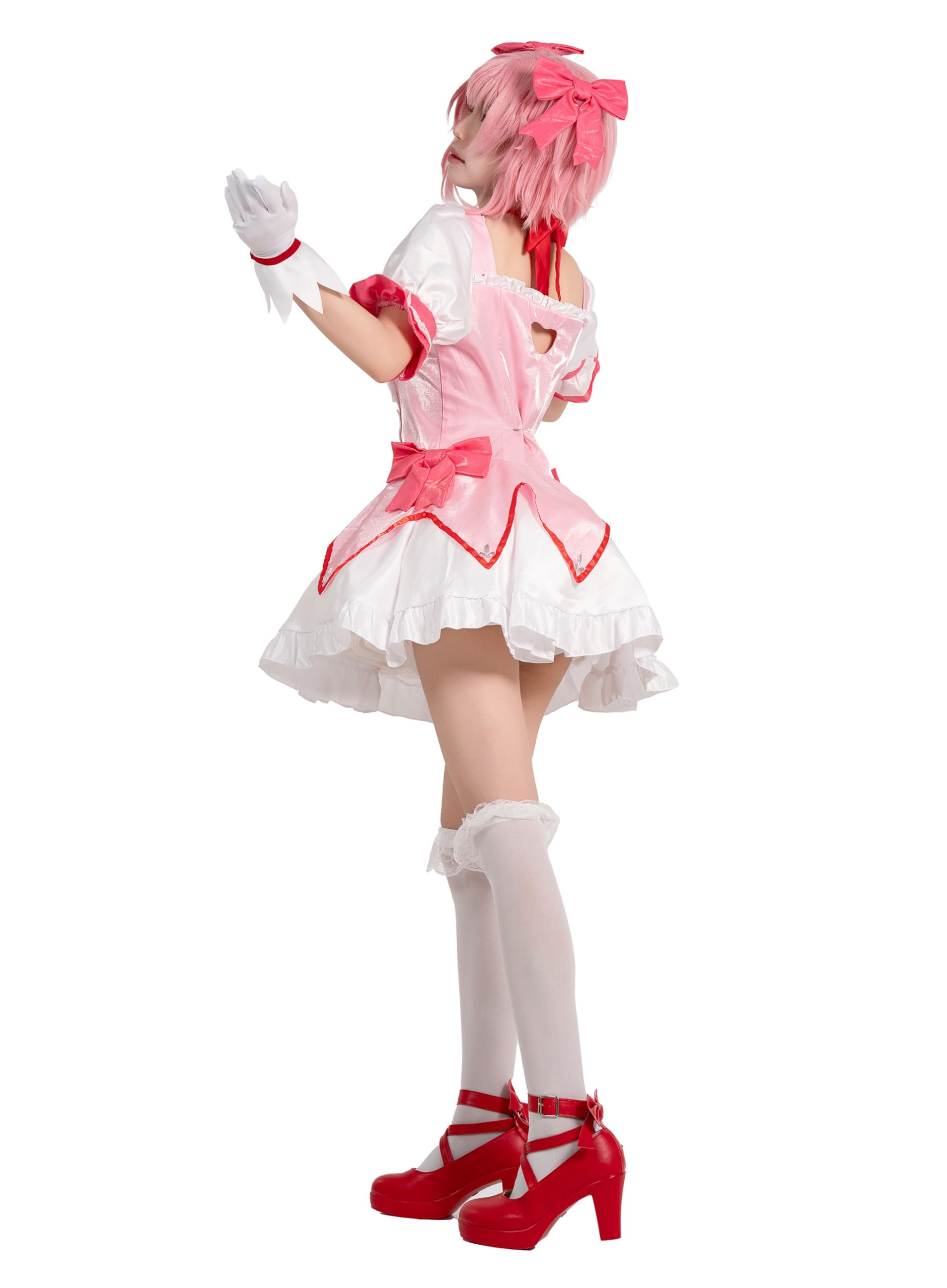 OSIAS Madoka Kaname Cosplay Costume Puella Magi Madoka Magica Dress for Women